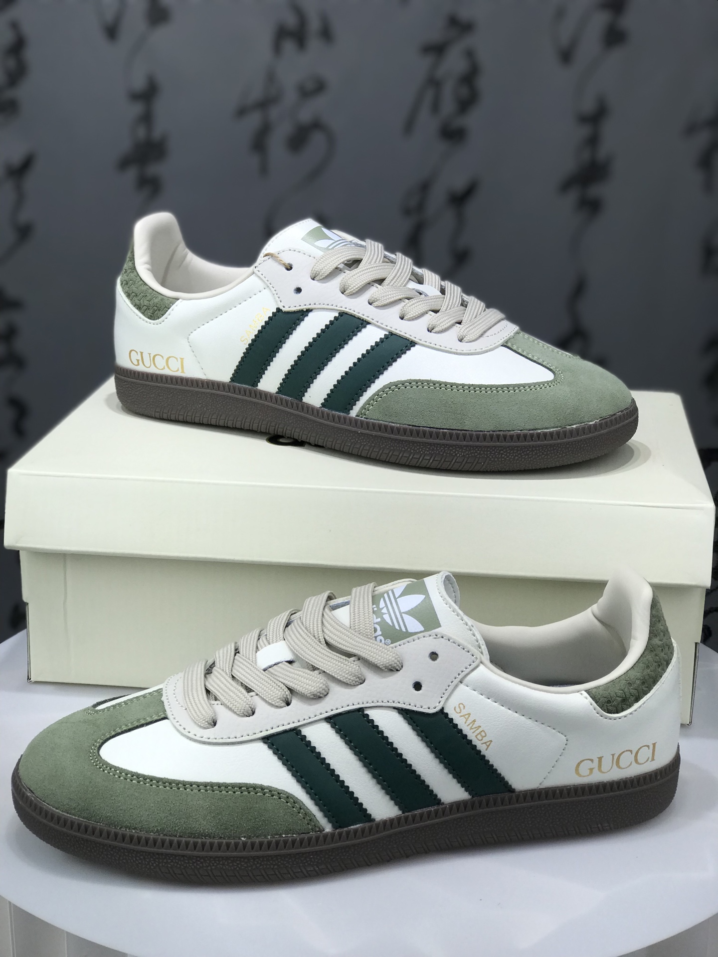 Adidas Samba OG DIY Sneaker White/Green