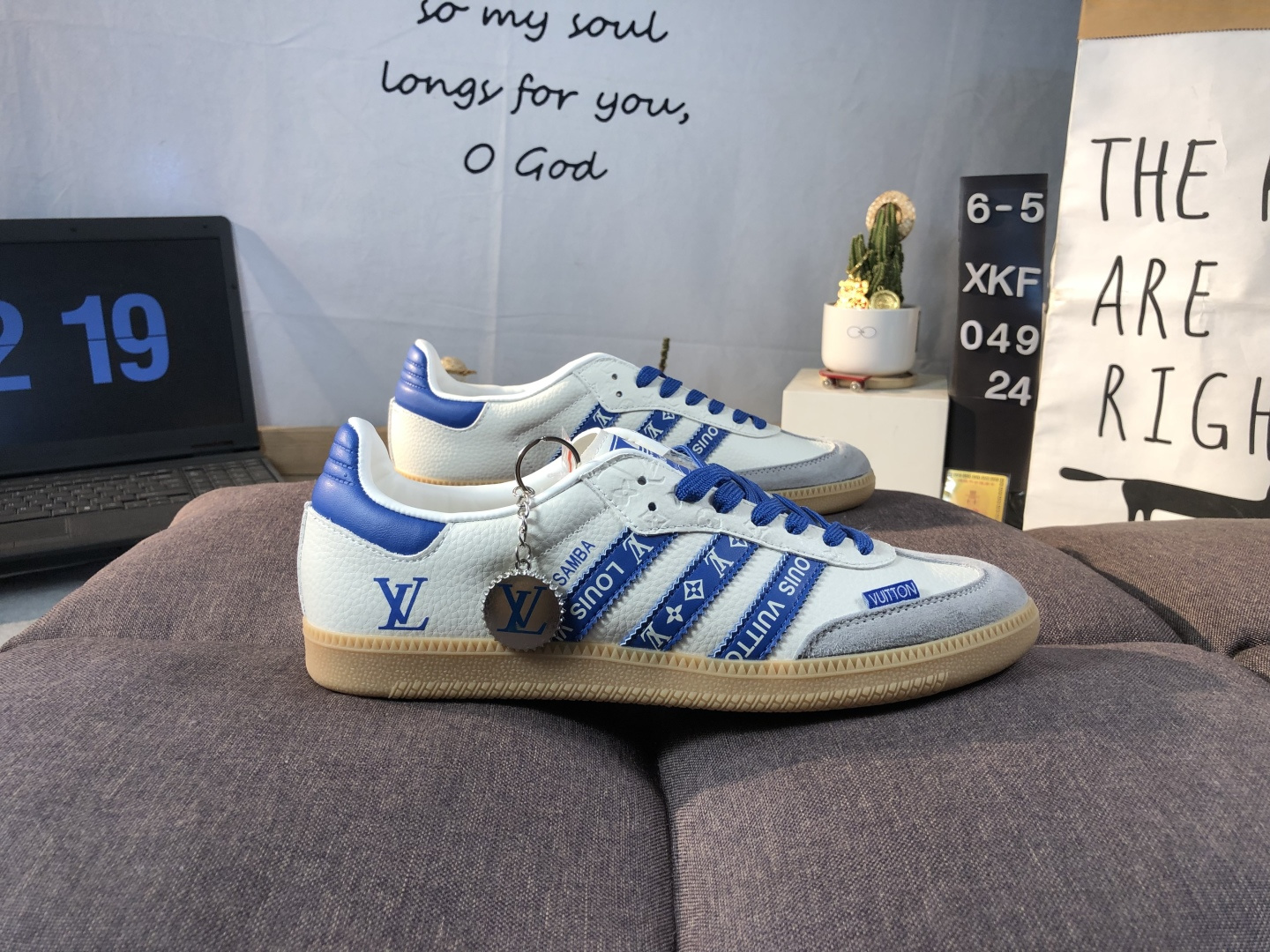 Adidas Samba OG Low Sneakers White/Blue