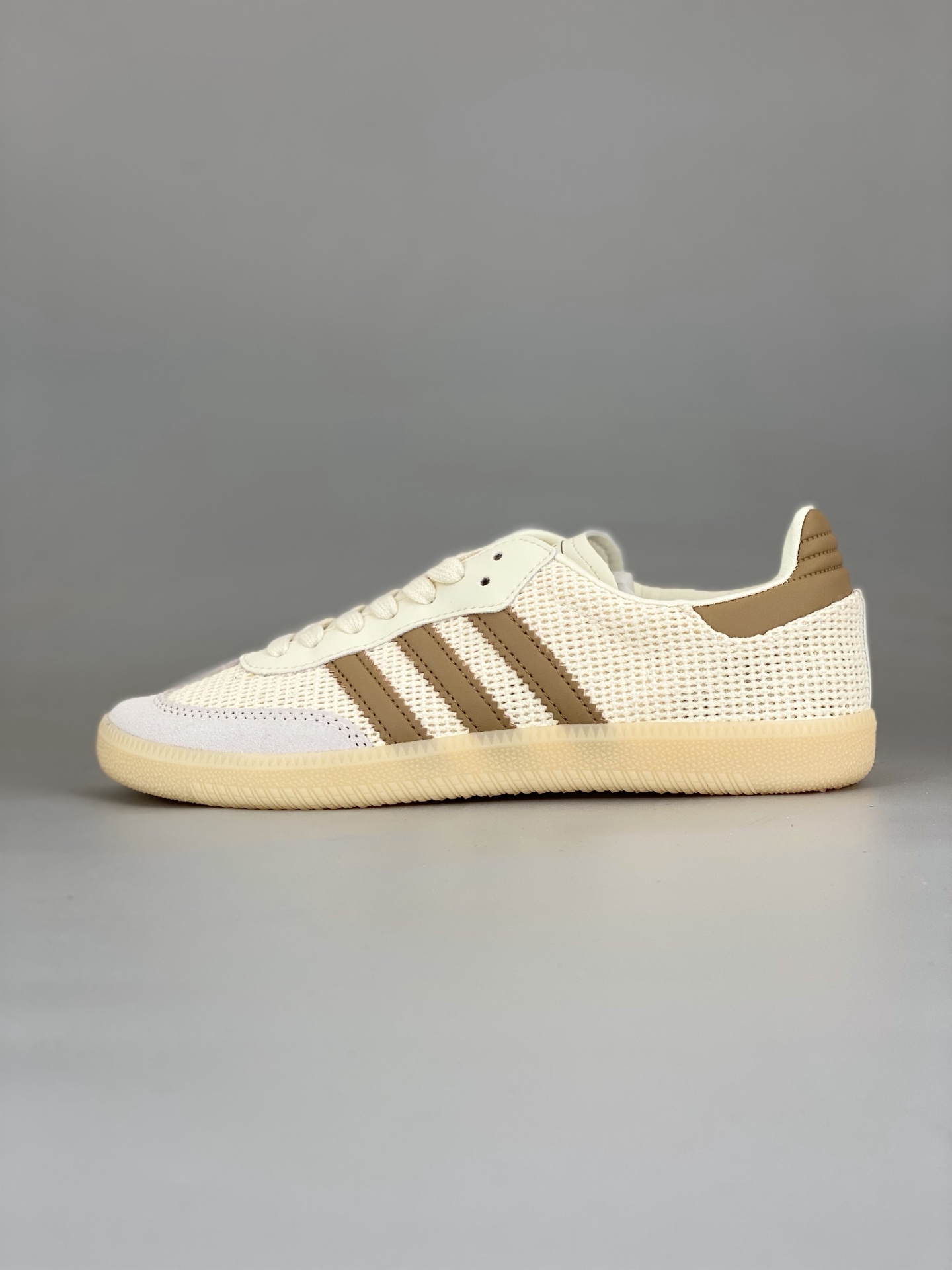 Adidas Samba OG Mesh Sneakers White/Tan