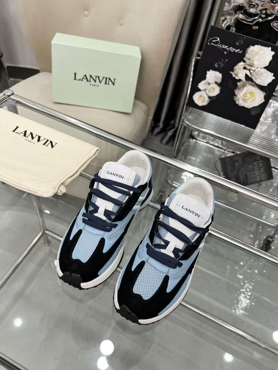 Lanvin CLAY Low-Top Sneakers Multicolor