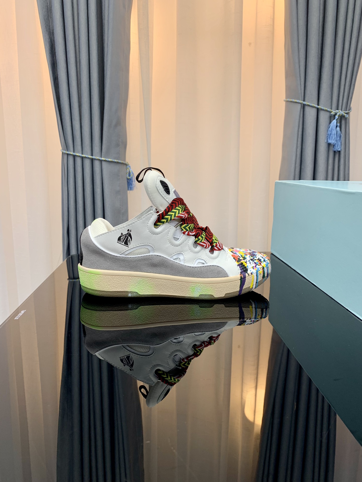 Lanvin Curb Sneakers Multicolor