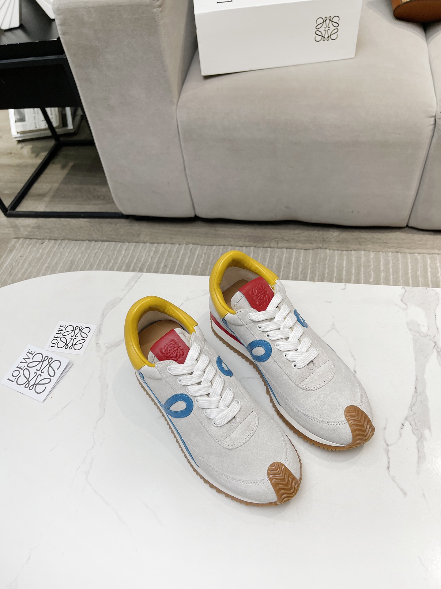 Loewe Hidden Lift Retro Runner Sneakers Multicolor