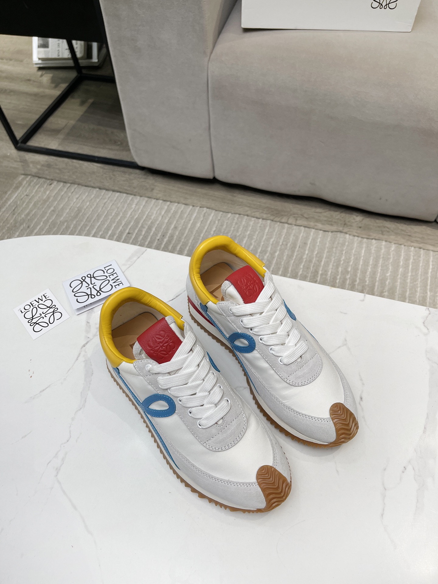 Loewe Hidden Wedge Retro Sneakers Multicolor