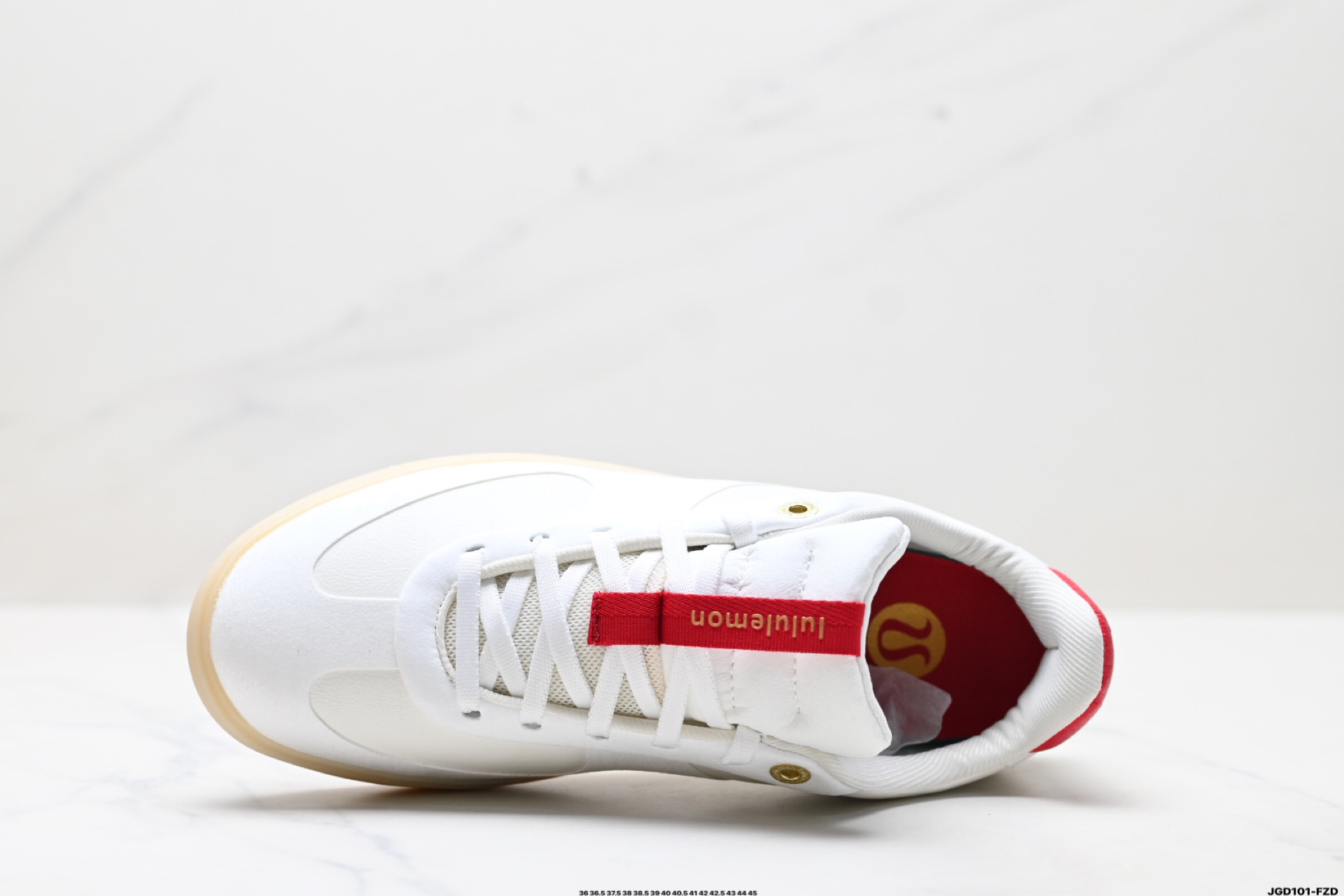 Lululemon Cityverse Low-Top Sneakers White Red