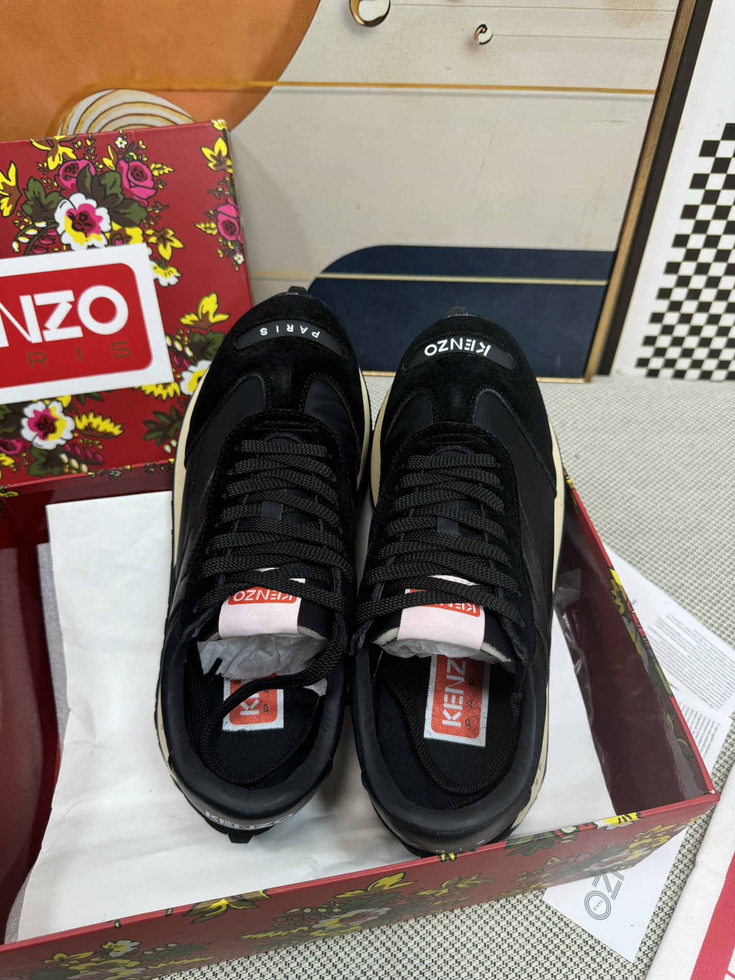 Kenzo Classic Runner Sneakers Black