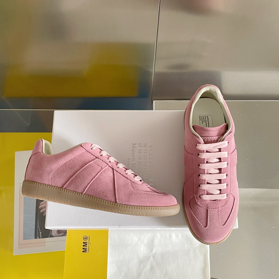 MM6 German Trainer Sneakers Pink