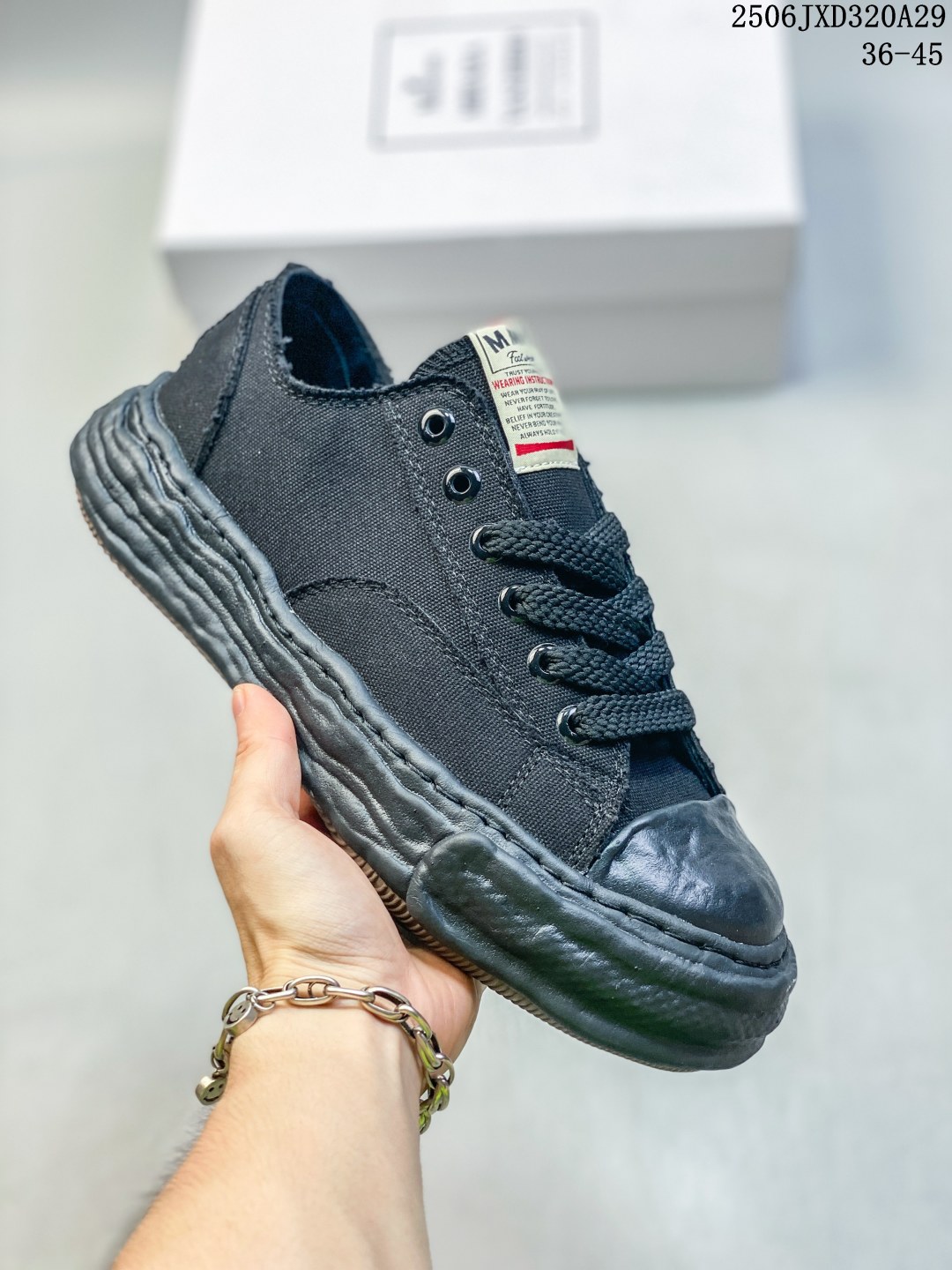 Maison Mihara Yasuhiro Blakey Canvas Low Multicolor