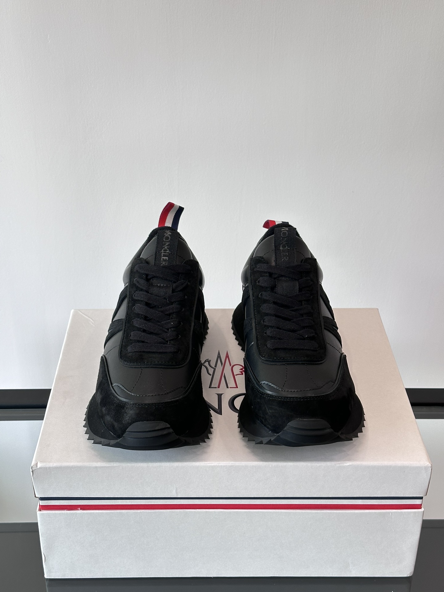 Moncler Pacey Chunky Sneakers Black