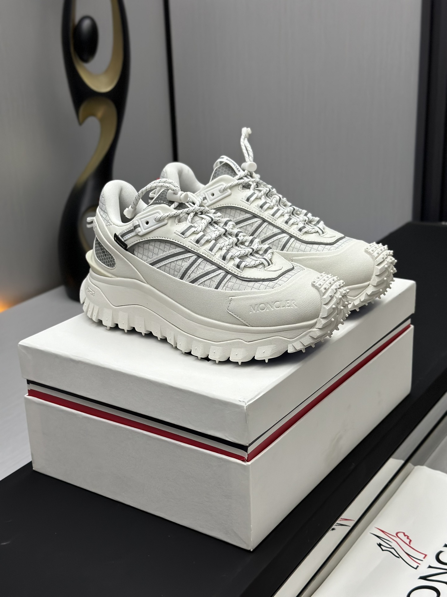 Moncler Trailgrip GTX Trail Shoes White