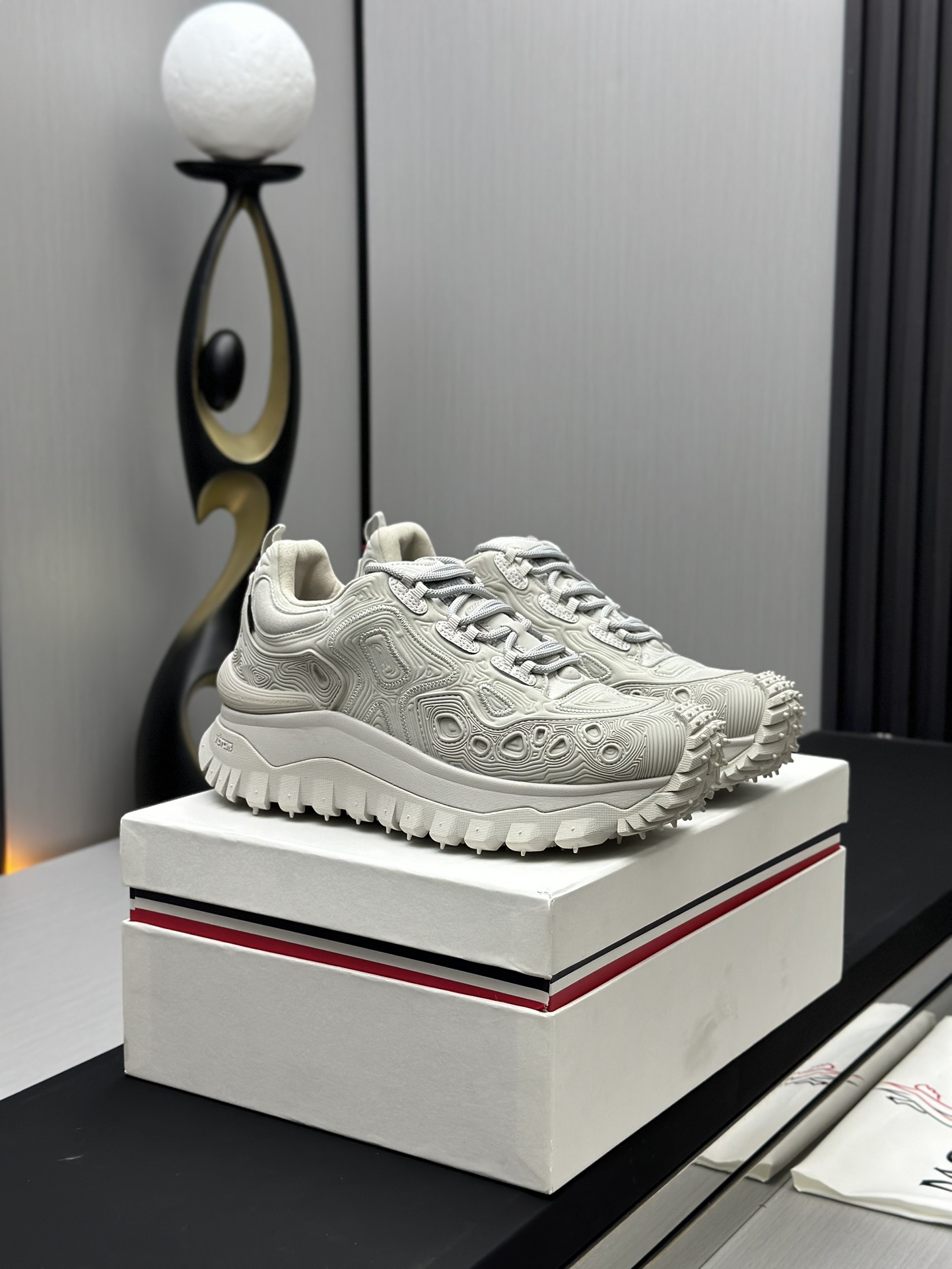 Moncler Trailgrip GTX Hiking Sneakers White