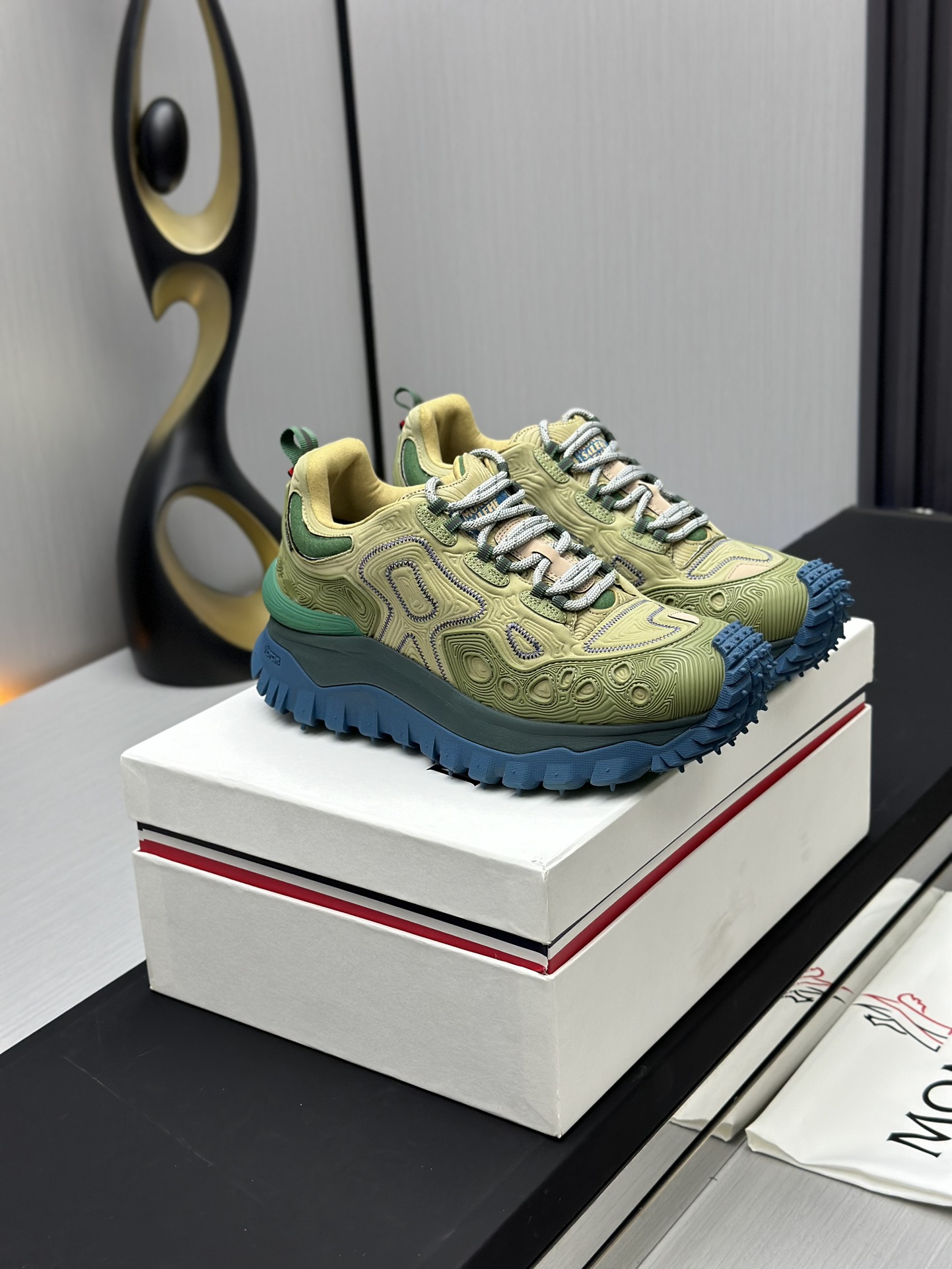 Moncler Trailgrip GTX Hiking Shoes Green