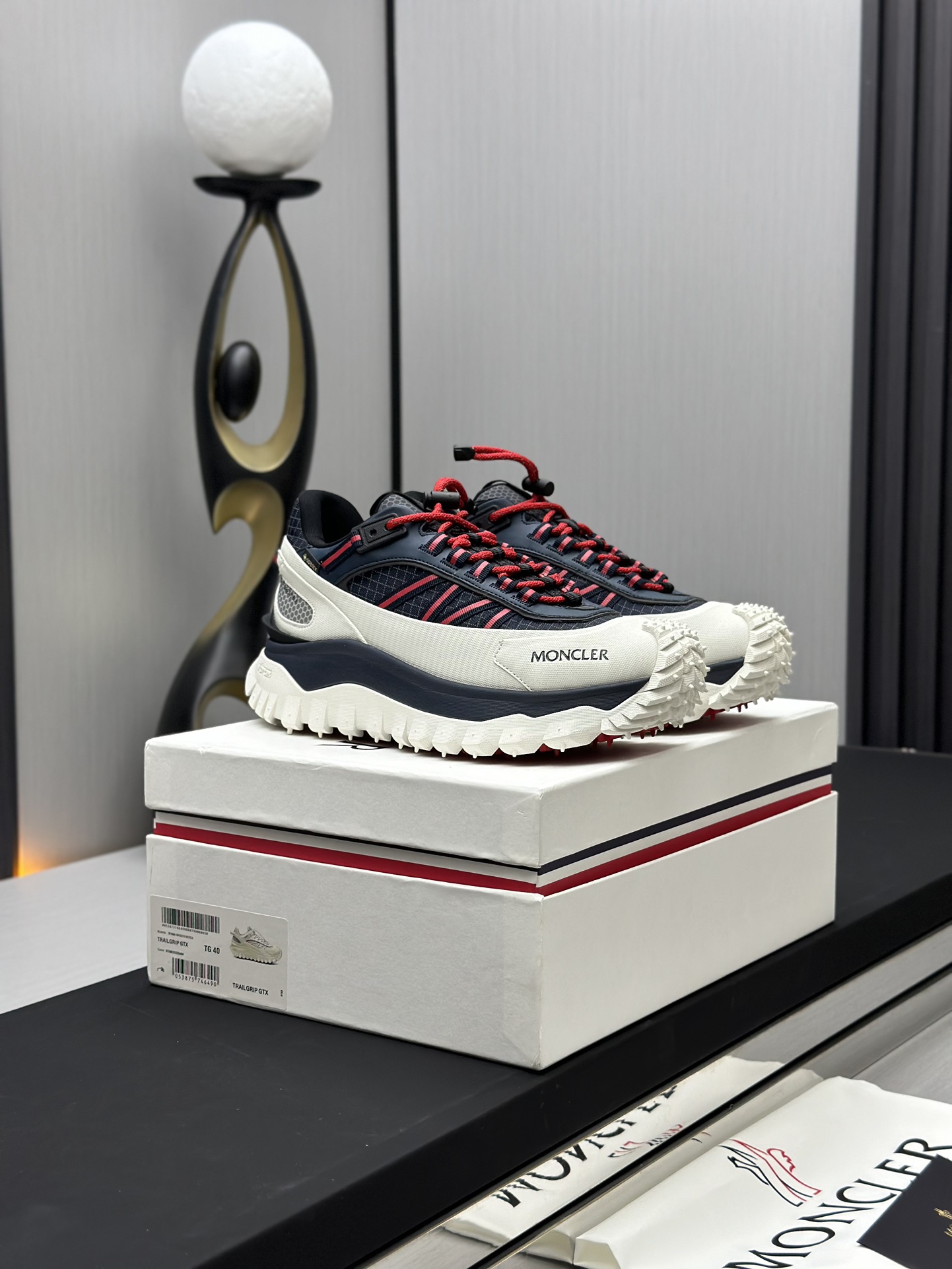 Moncler Trailgrip GTX Outdoor Shoes Navy
