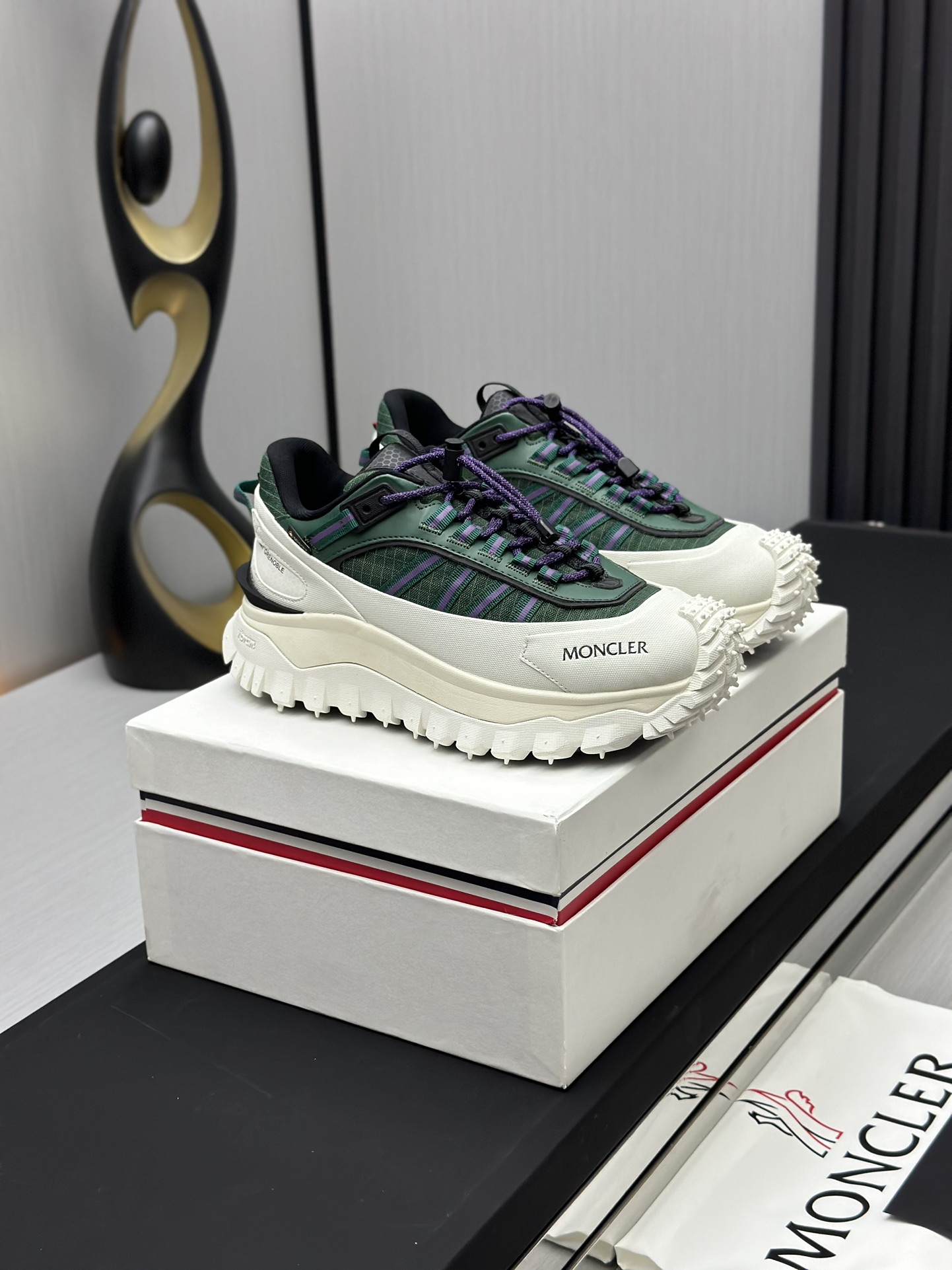 Moncler Trailgrip GTX Trail Shoes Green