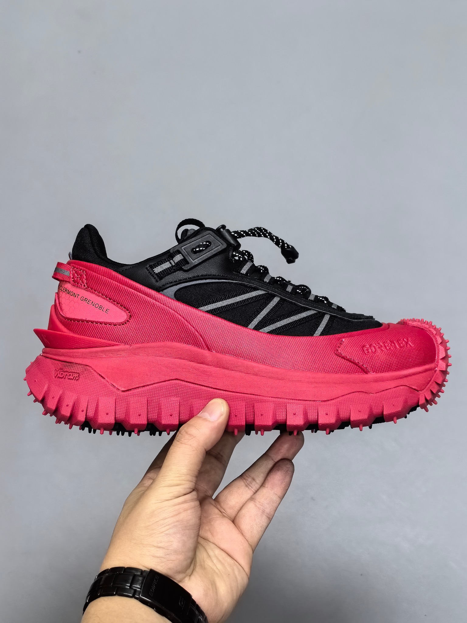 Moncler Trailgrip GTX Outdoor Sneakers Red