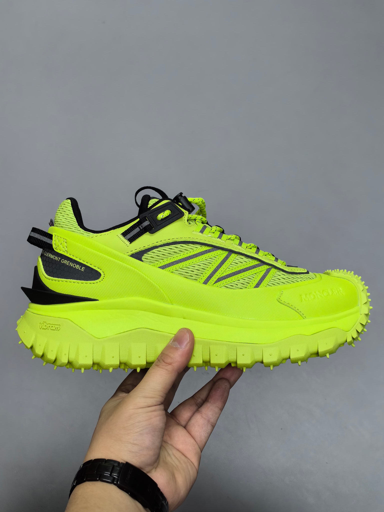 Moncler Trailgrip GTX Hiking Sneakers Neon Green