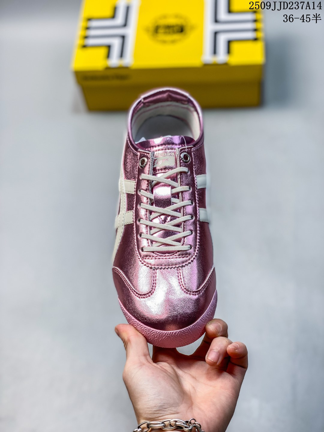 Onitsuka Tiger Mexico 66 Deluxe Metallic Pink Sneakers