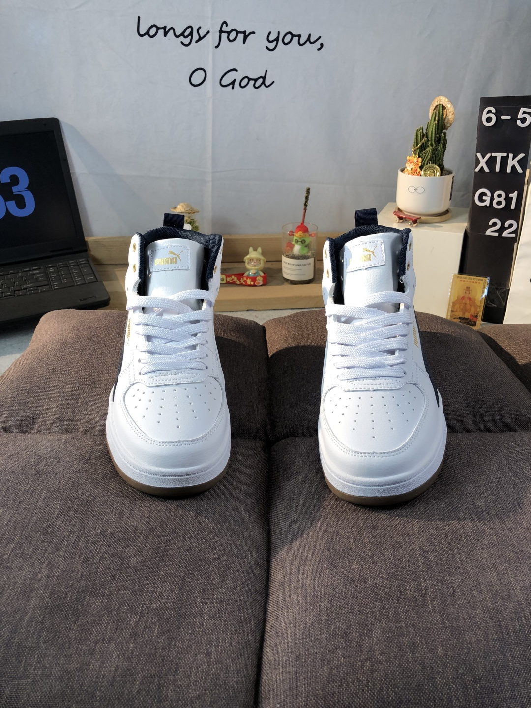 Puma Ralph Sampson Mid Sneakers White/Navy