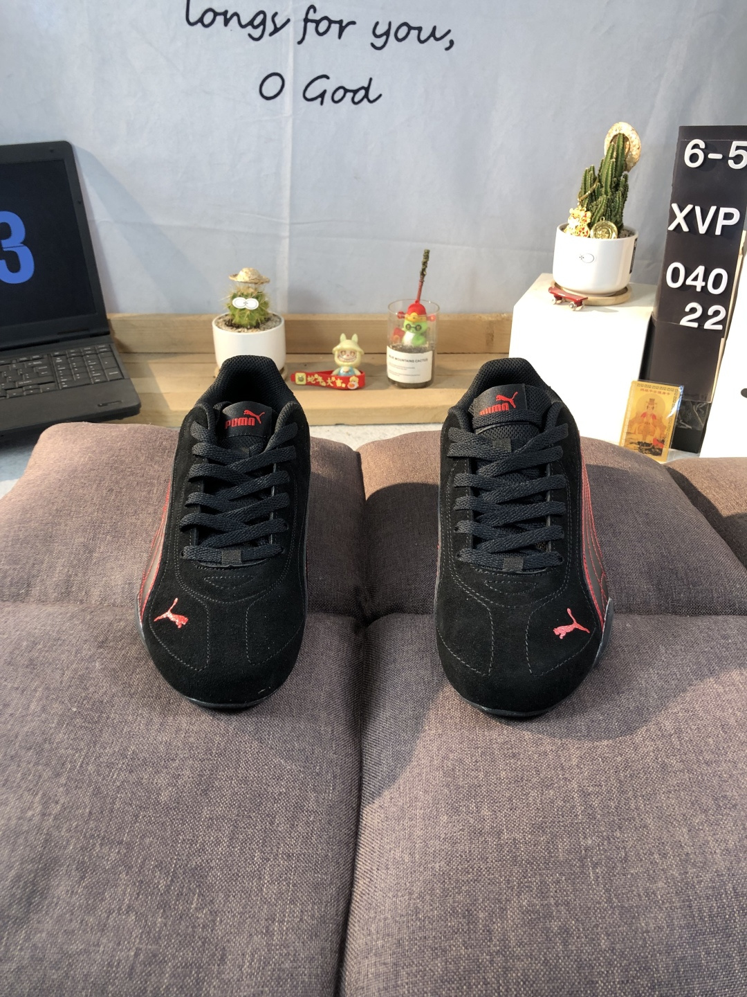 Puma Racing Low-Top Sneakers Black/Red