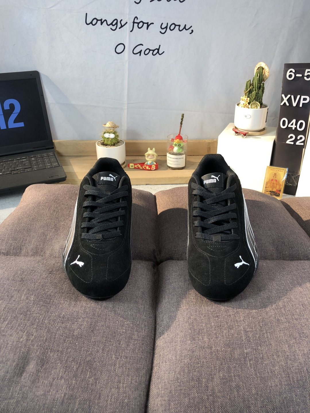 Puma Racing Low-Top Sneakers Black