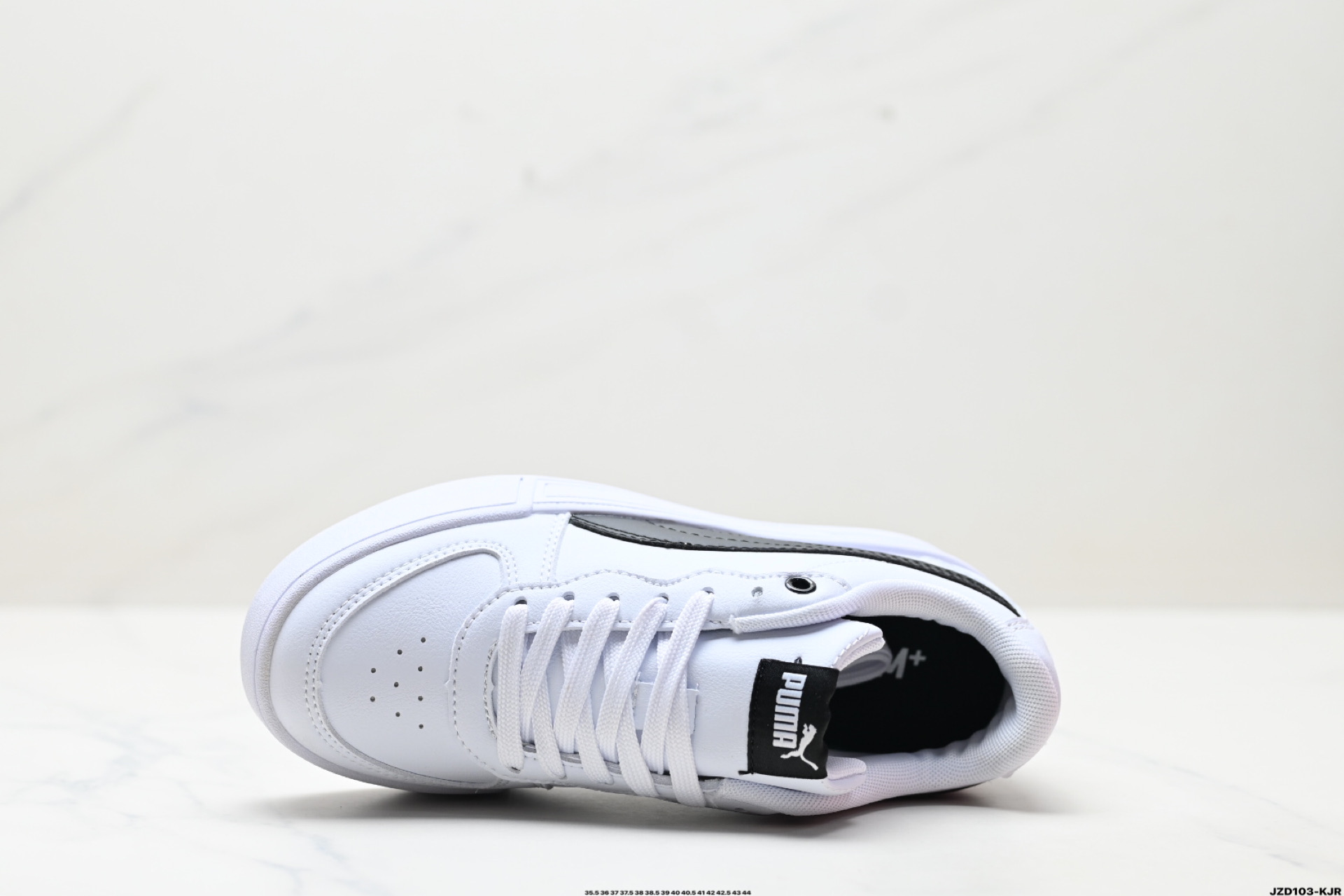 Puma Skye Leather Platform Sneakers White/Black