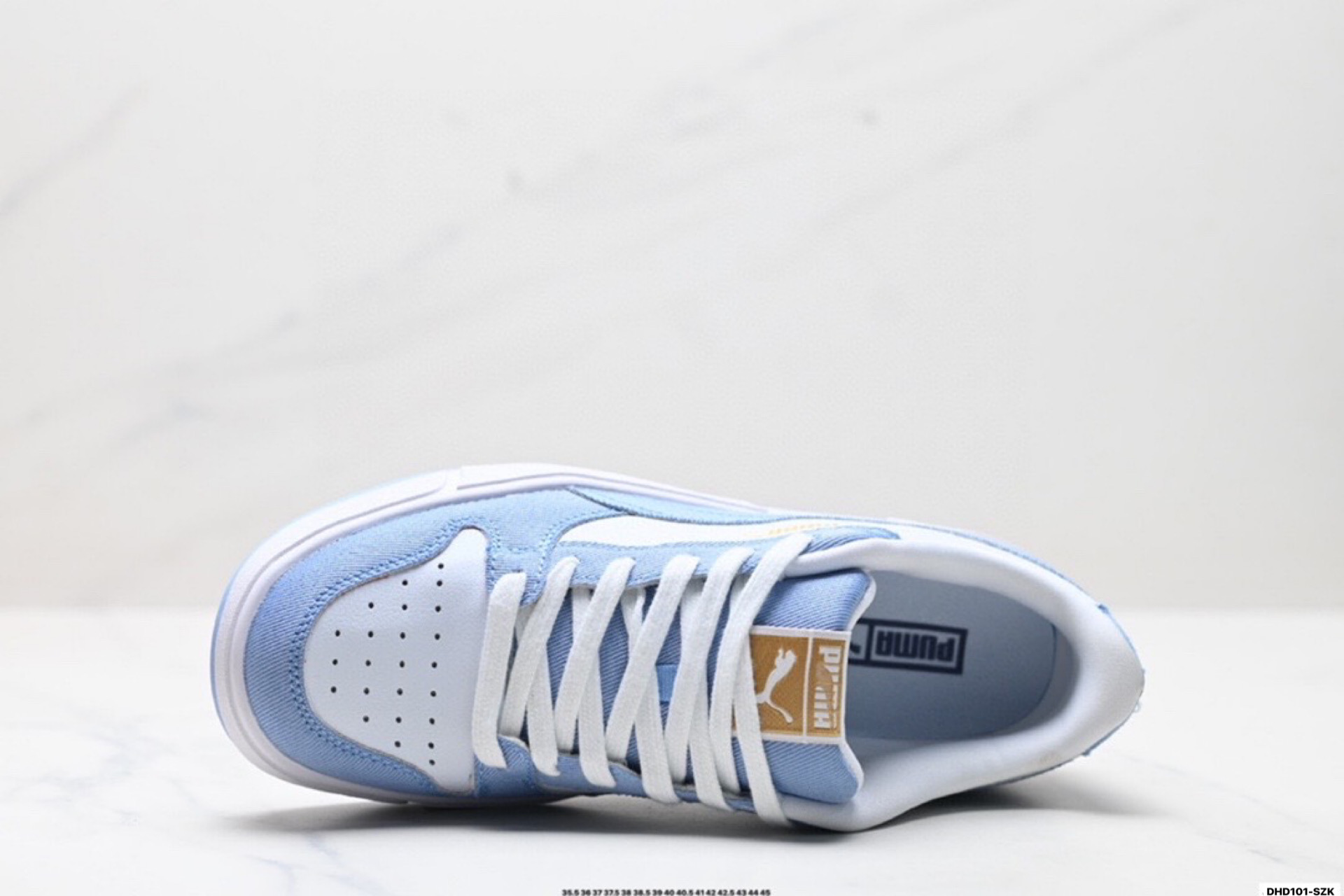 Puma LX Court Low Denim Sneakers Blue/White
