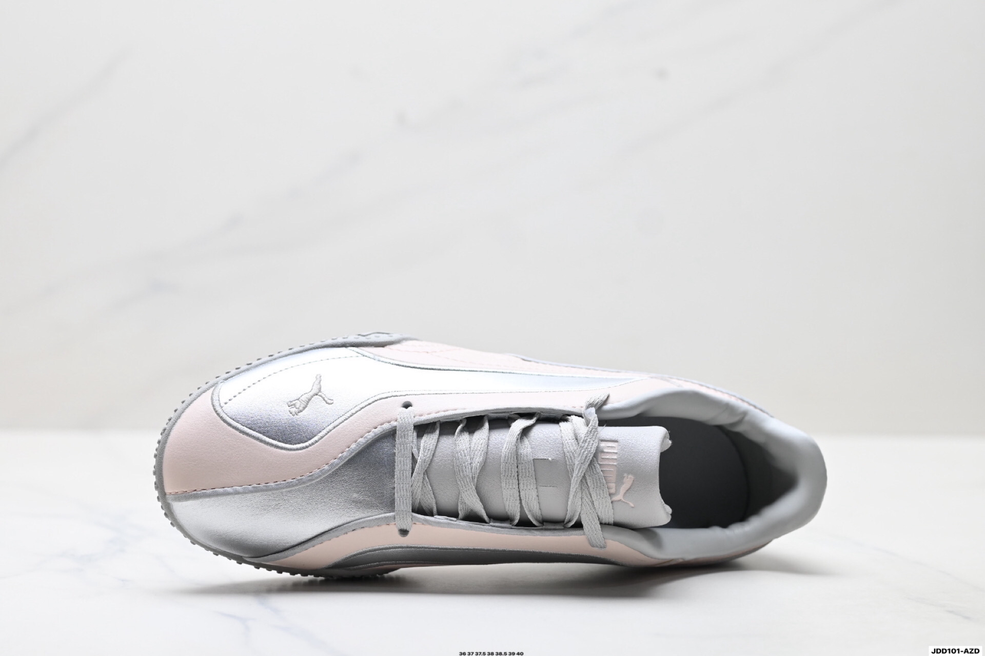 Puma Bella V2 Leather Sneaker Silver