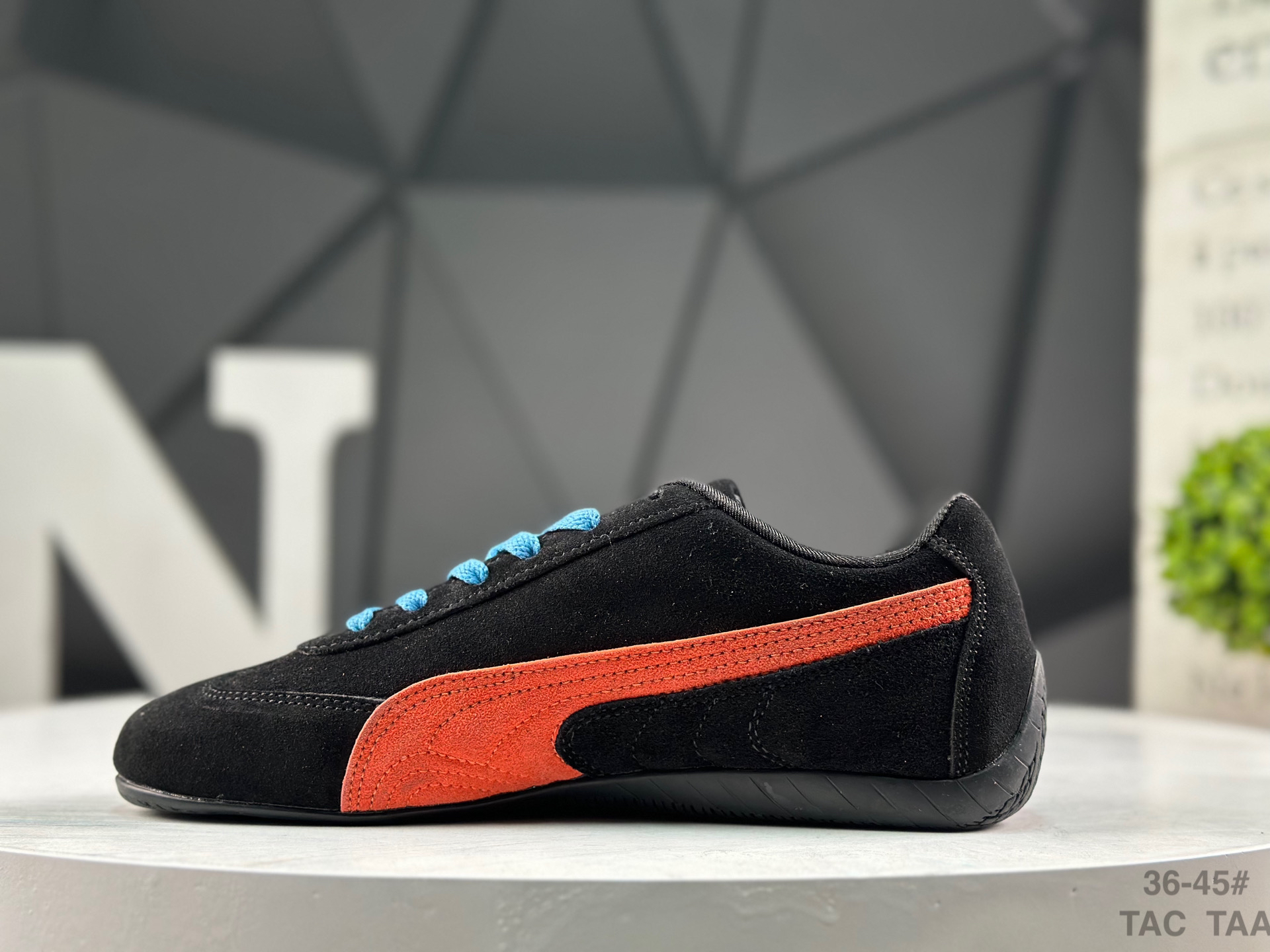 Puma Speed OG Suede Sneakers Black/Red/Blue
