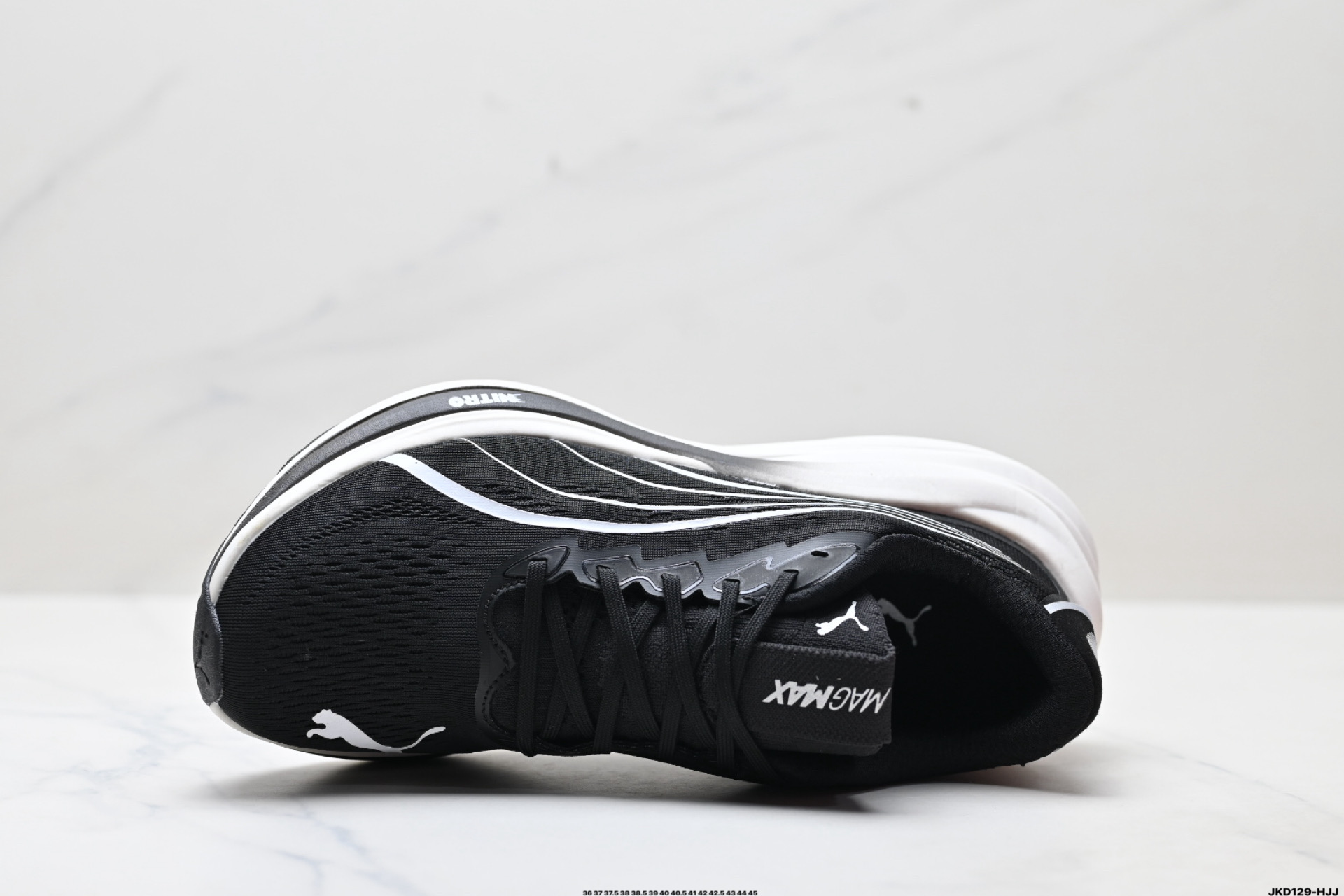 Puma Deviate NITRO 3 Cushioned Running Shoes Black/White