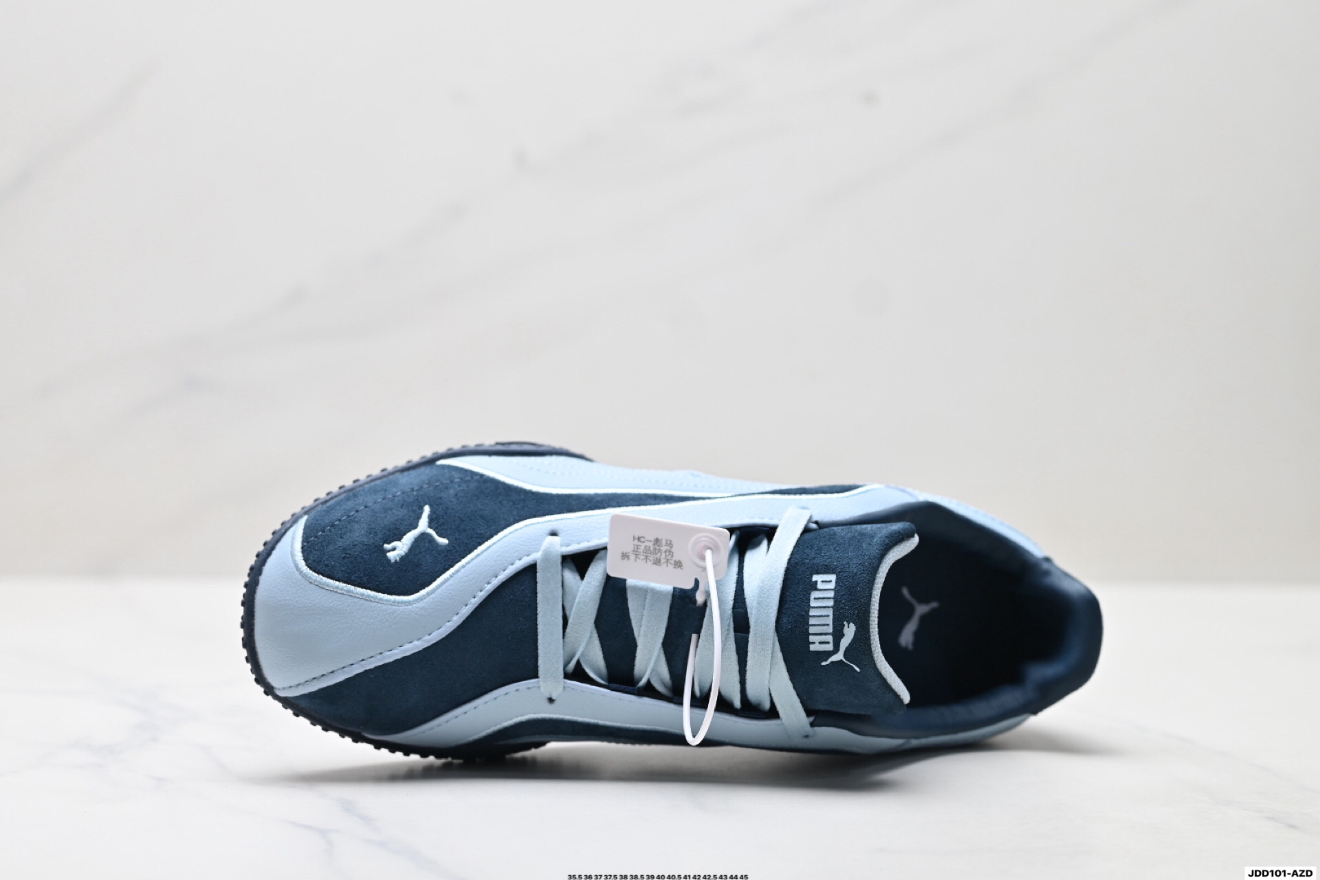Puma Bella V2 Leather Sneakers Navy Blue