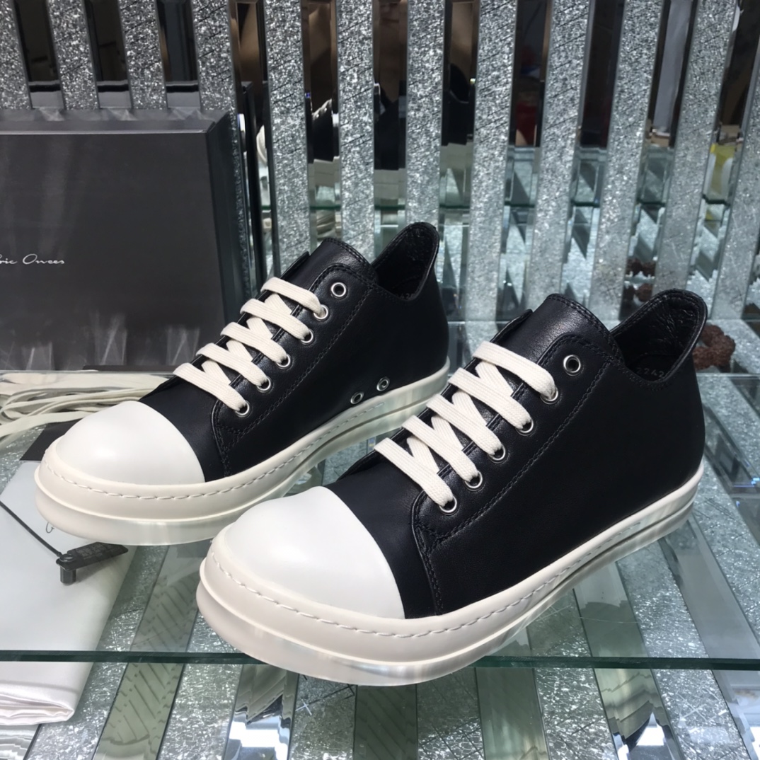 Rick Owens Low Sneaker Black