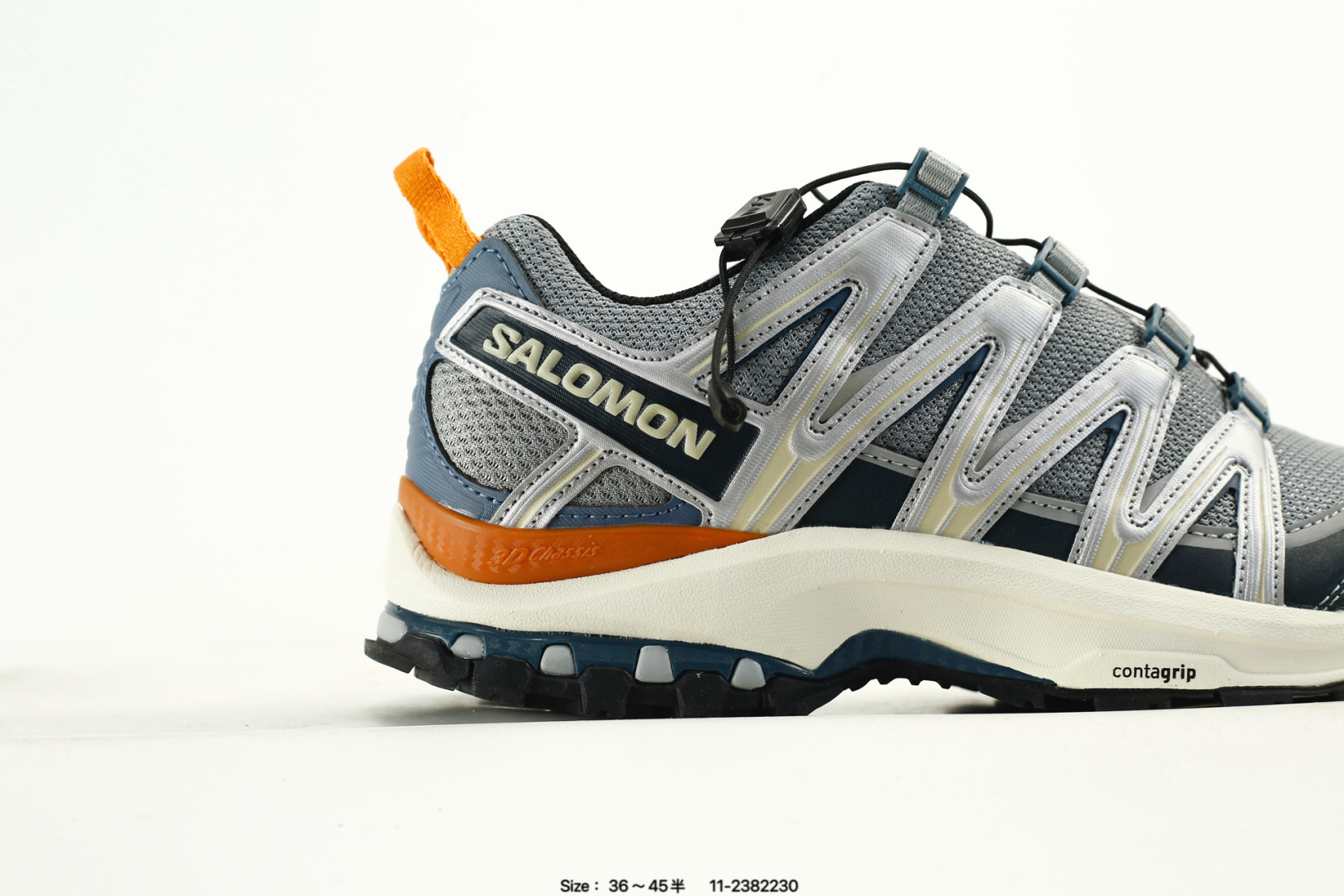Salomon XA Pro 3D Trail Running Shoes Grey Blue Orange