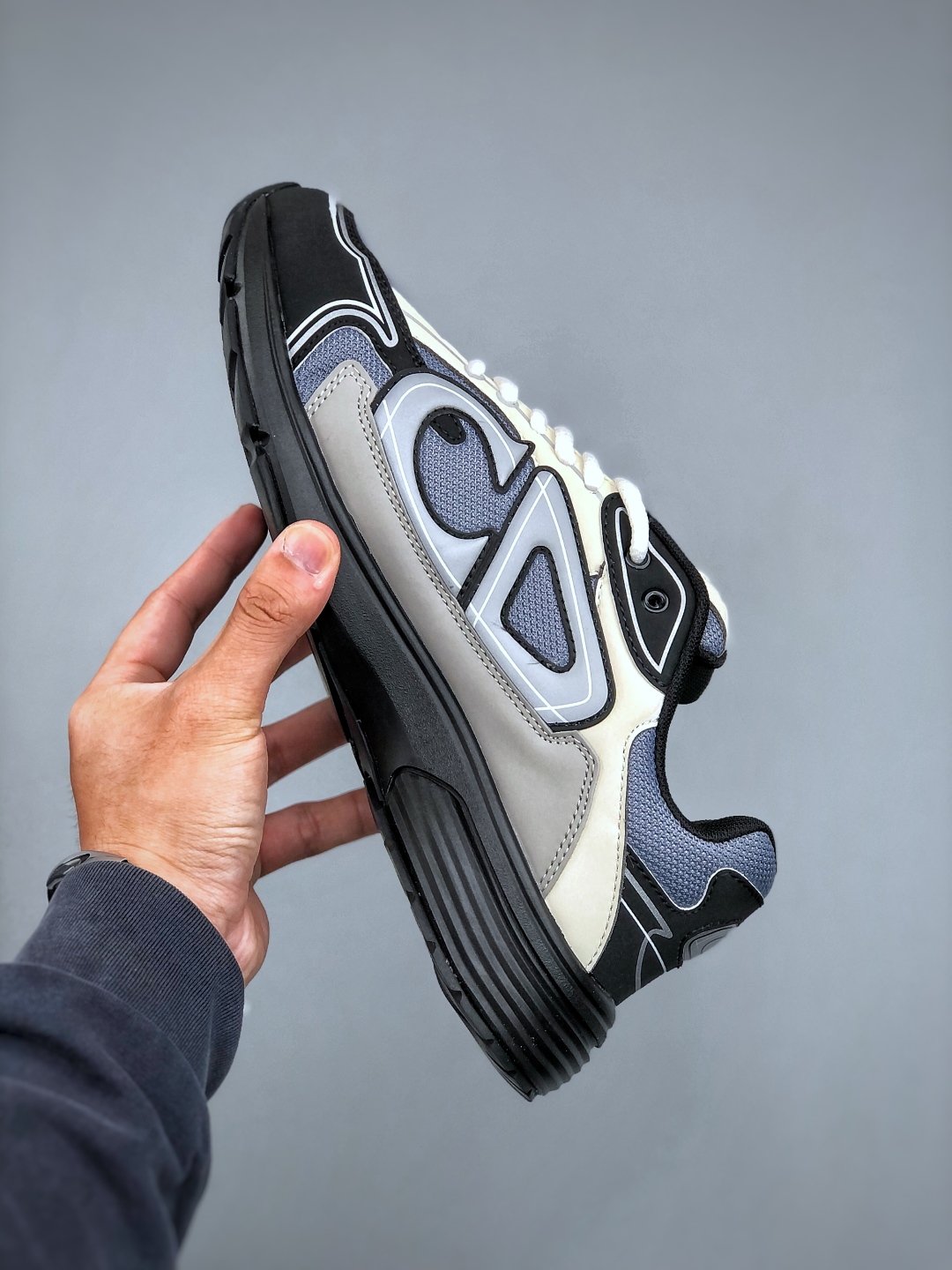 Dior B30 Chunky Sneakers Grey/Black/White