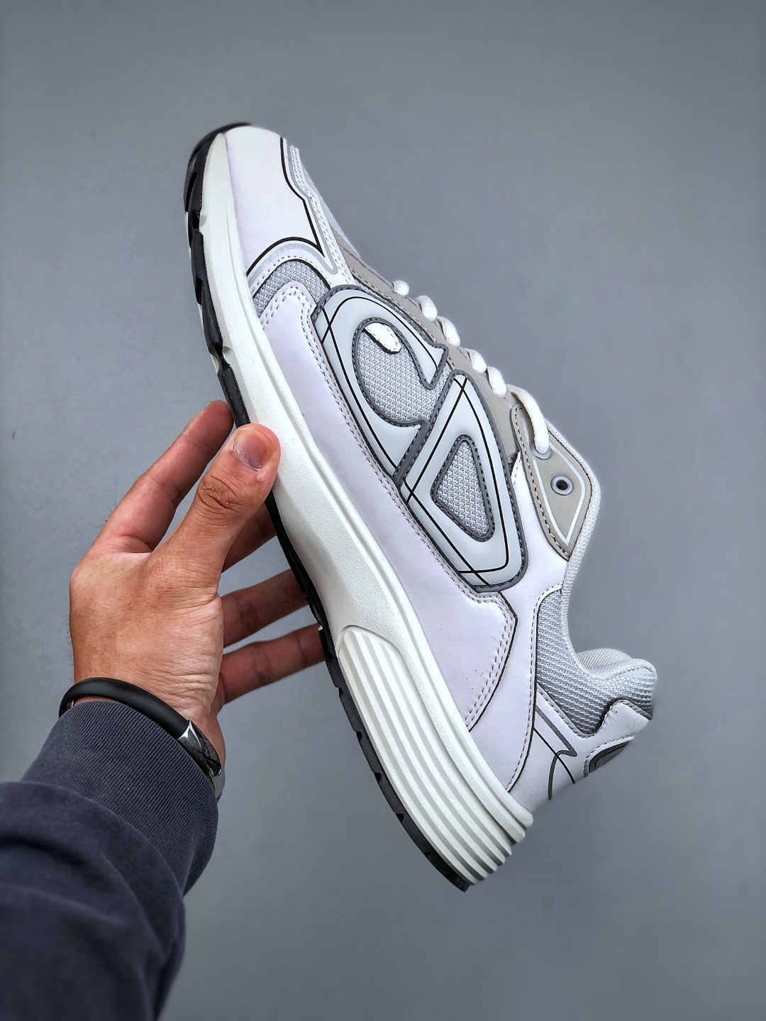 Dior B30 Chunky Sneakers White/Grey