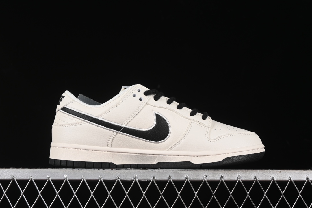 Nike SB Dunk Low Stussy Collab Skate Shoes Off-White/Black