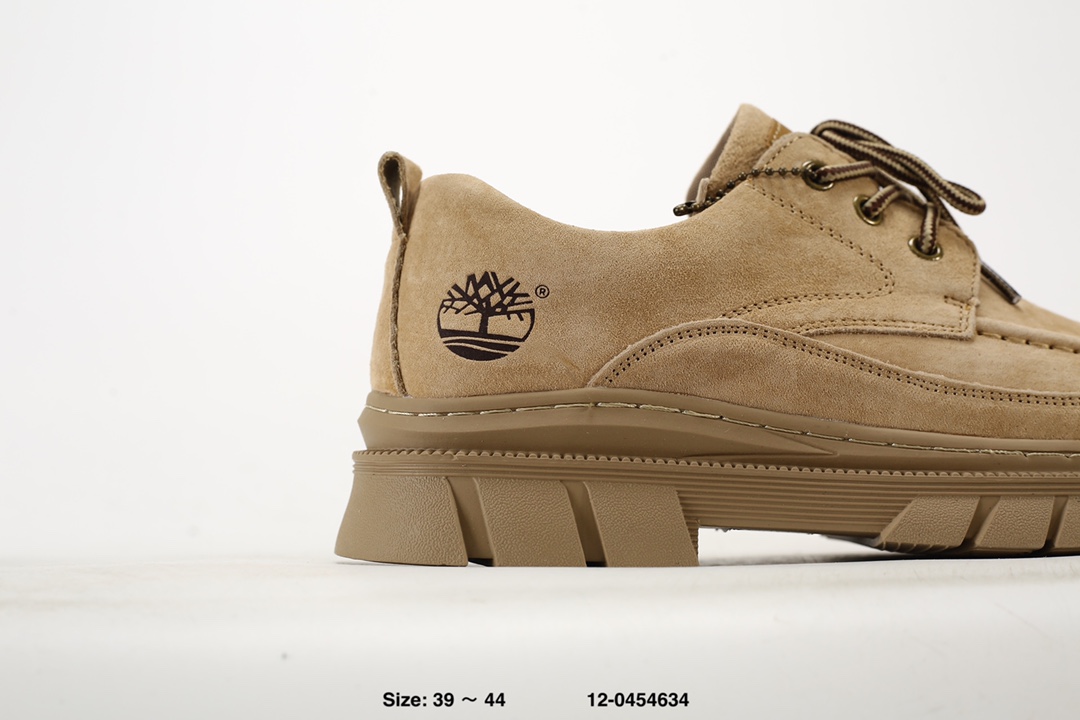 Timberland Lug Sole Low-Top Lace-Up Shoes Khaki