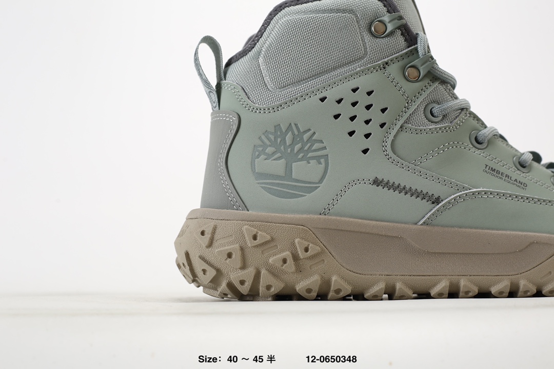Timberland High-Top Hiking Boots Sage Green
