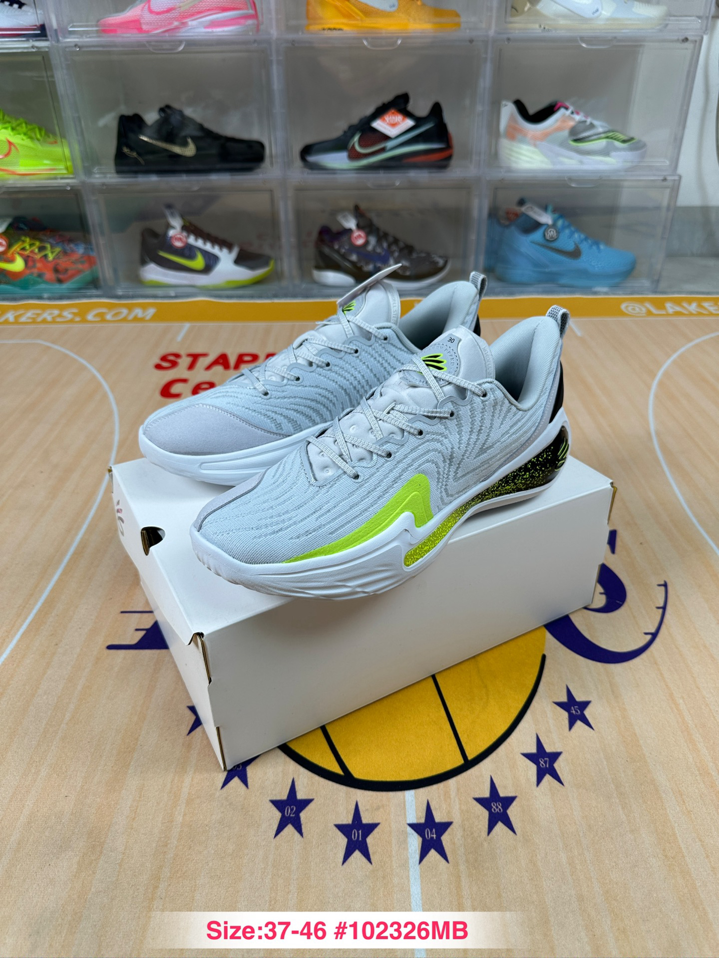 Under Armour Curry 12 Basketball Shoes Grey Volt