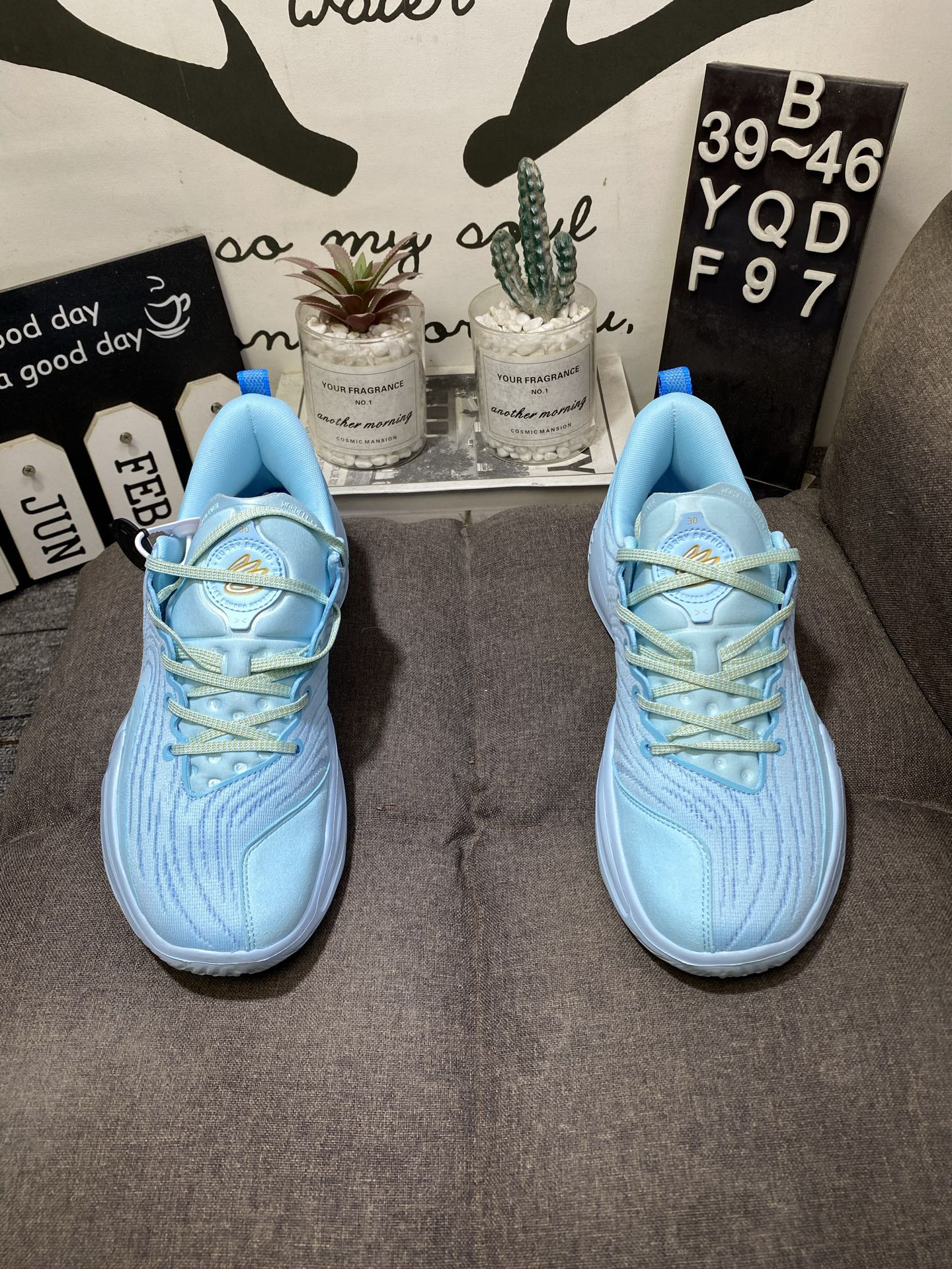 Under Armour Curry 12 HOVR Splash Basketball Shoes Light Blue