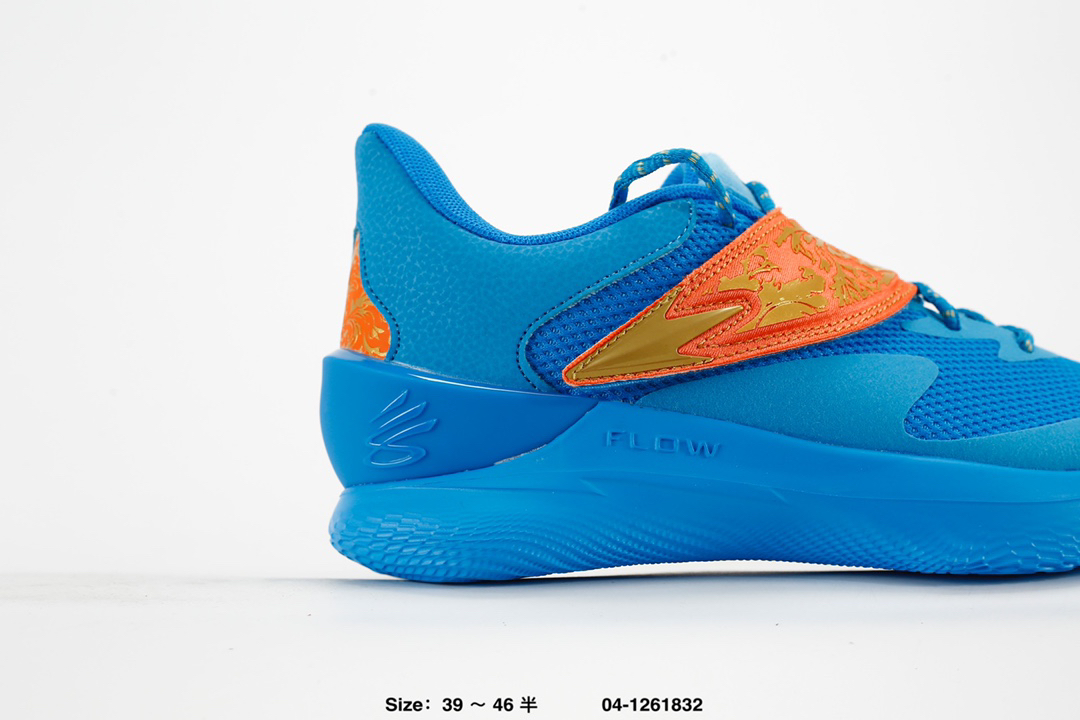 Under Armour Curry 1 Flow Basketball Shoes Blue/Orange