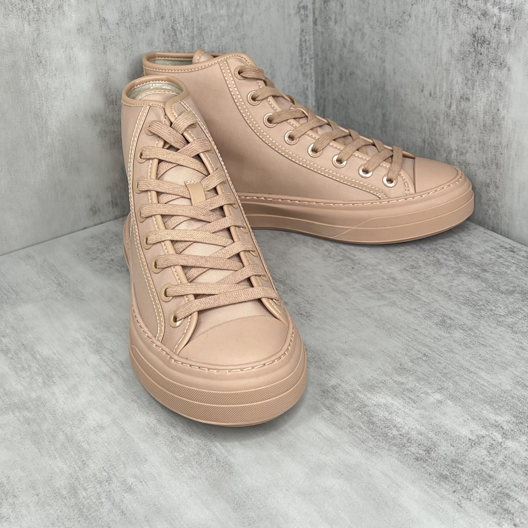 Valentino Garavani V High-Top Sneakers Beige