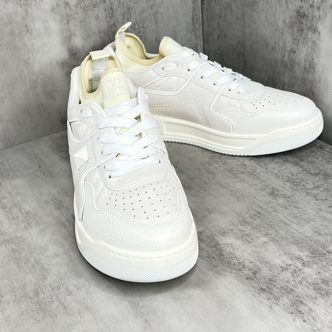 Valentino Garavani Platform Sock Sneakers White