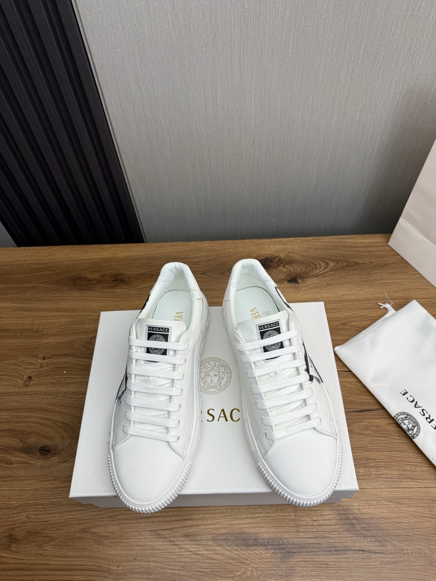 Versace Jeans Couture Leather Sneakers White