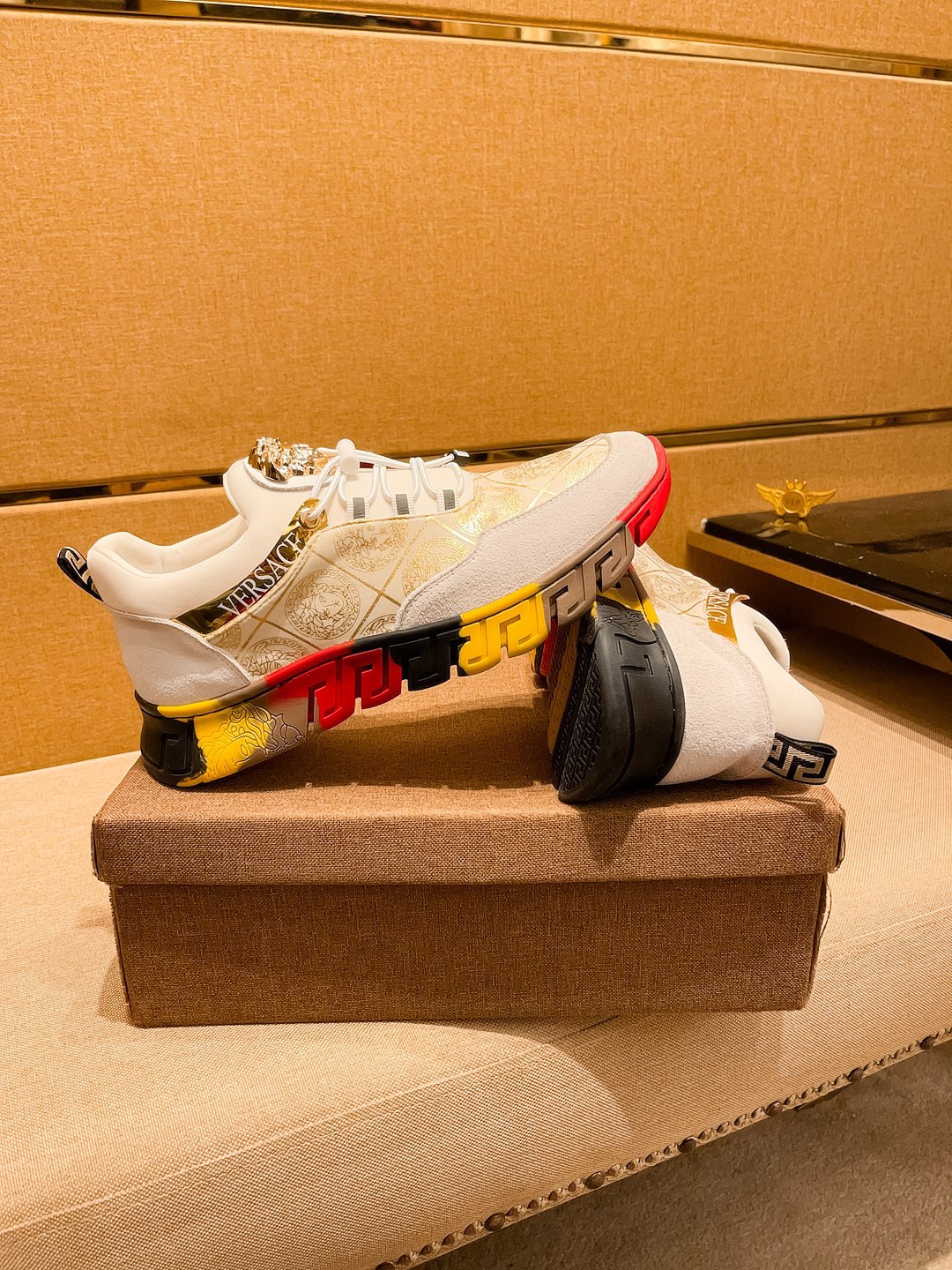 Versace Medusa Low-Top Sneakers Multicolor