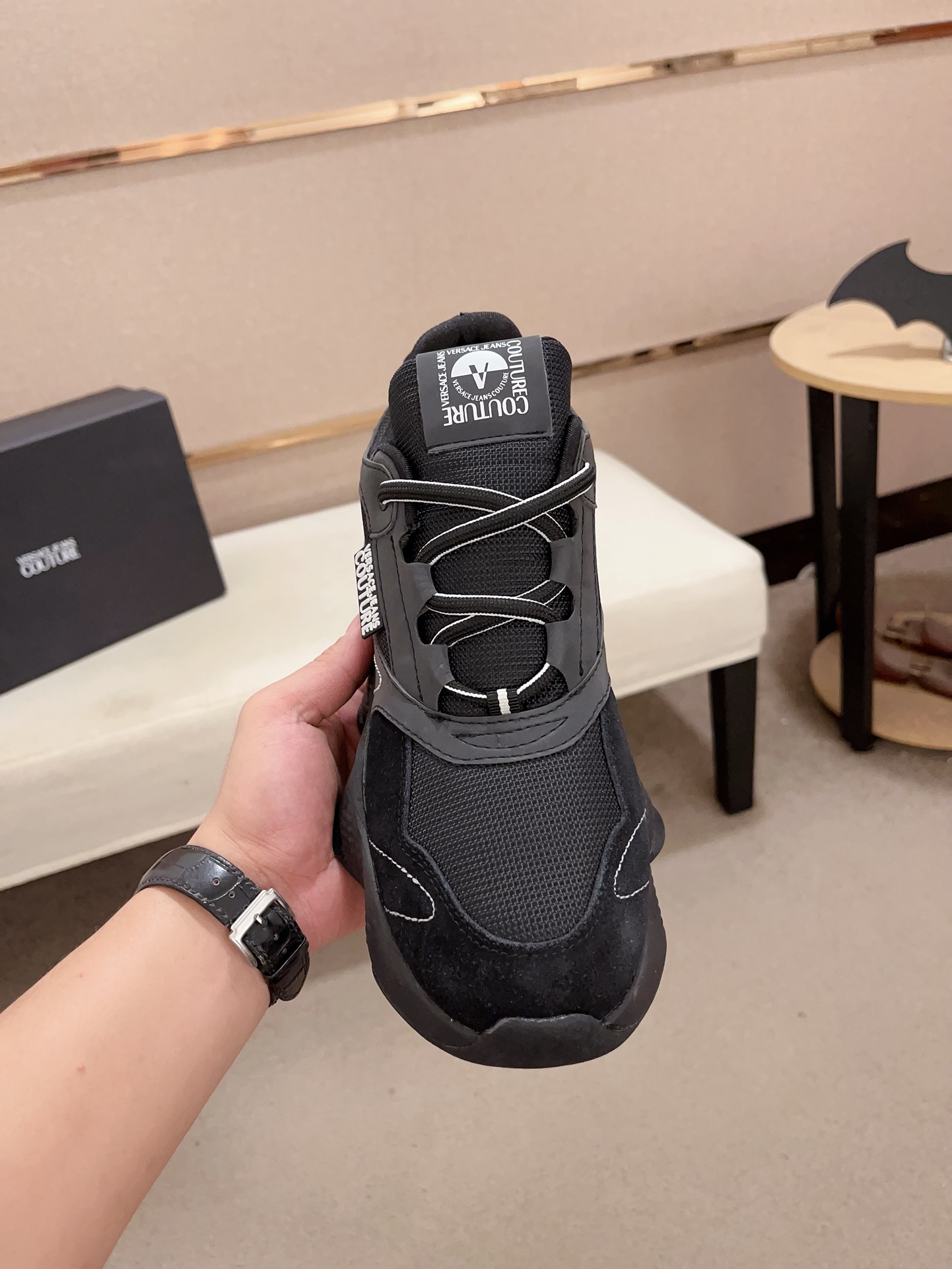 Versace Jeans Couture Chunky Sneakers Black