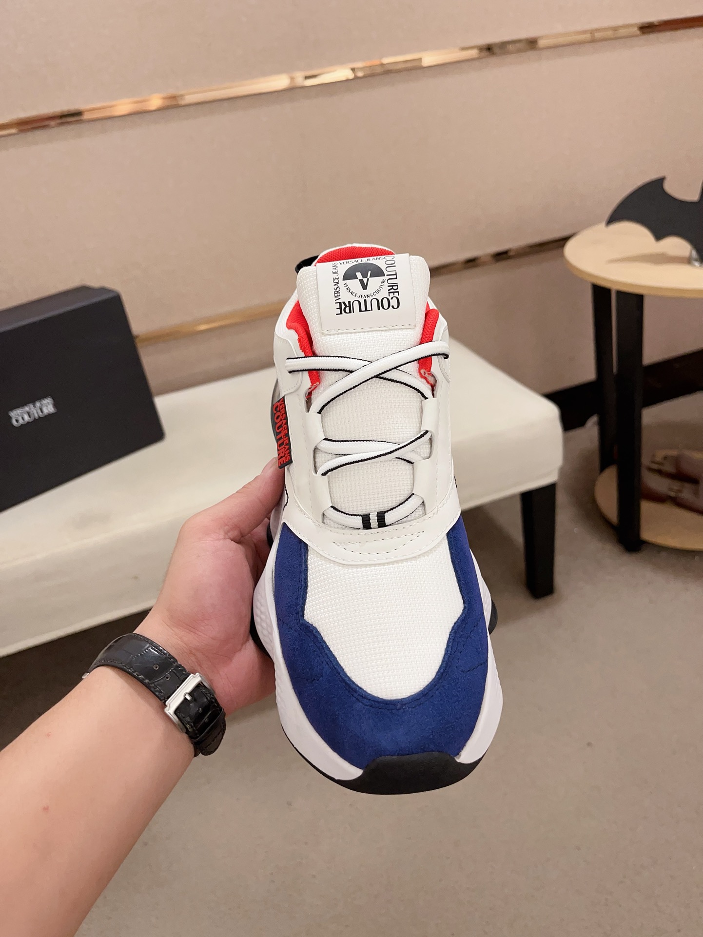 Versace Jeans Couture Chunky Sneakers White/Blue