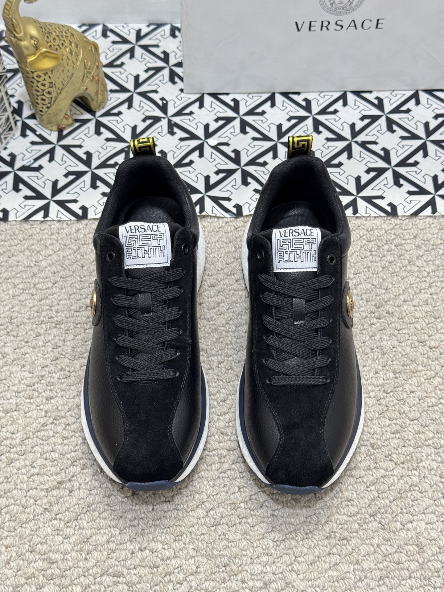 Versace Medusa Low-Top Sneakers Black