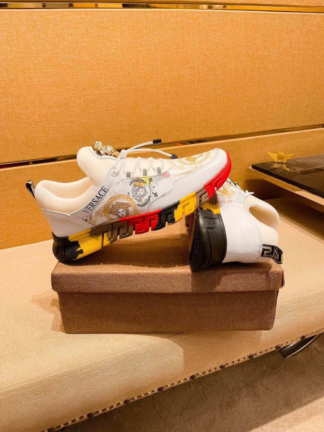 Versace Medusa Low-Top Sneakers Multicolor