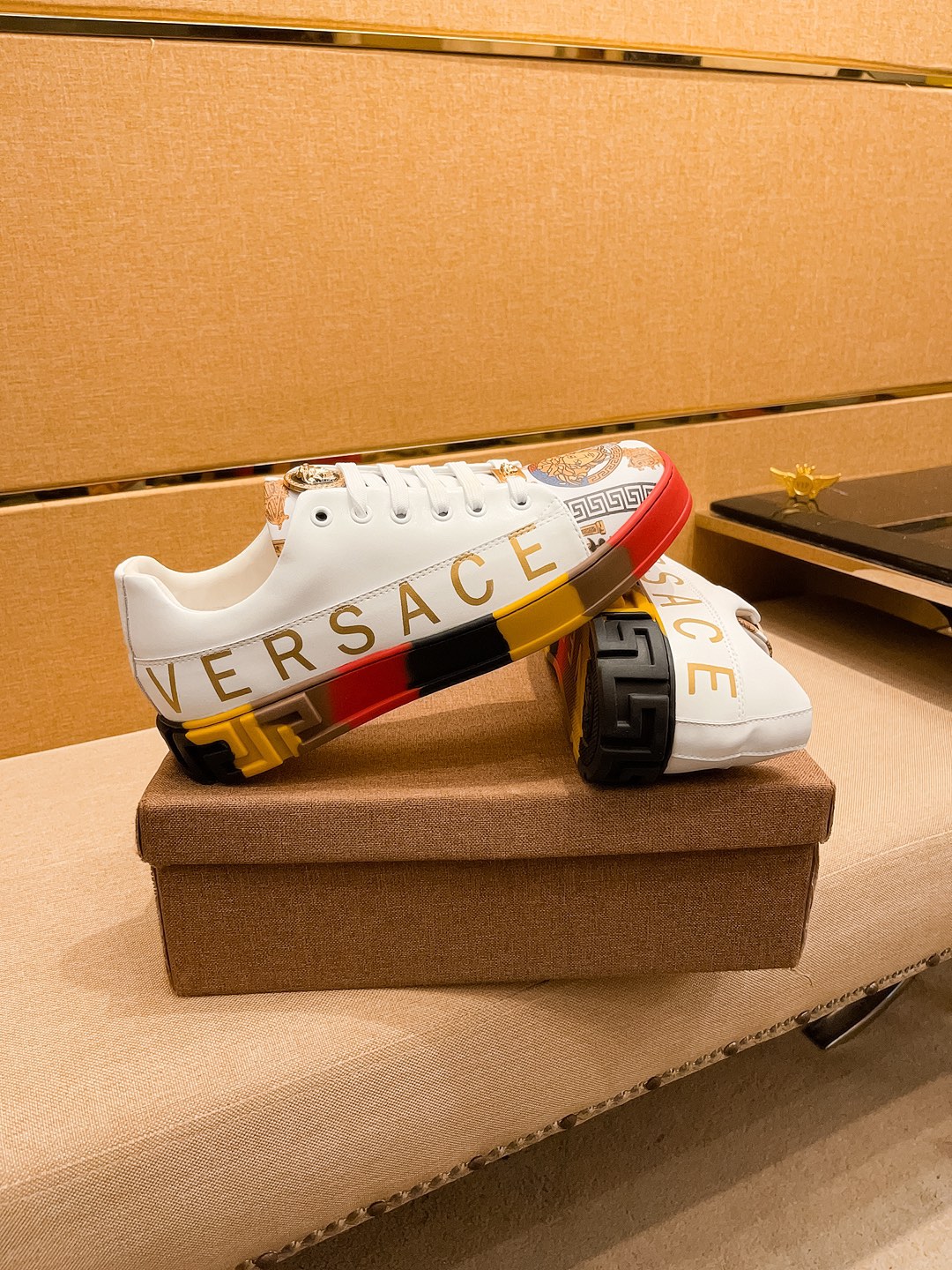 Versace Medusa Low-Top Sneakers Multicolor