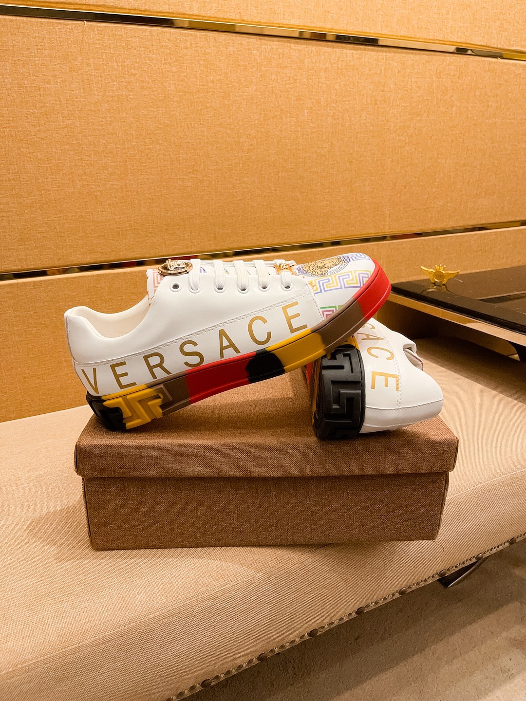 Versace Medusa Low-Top Sneakers Multicolor