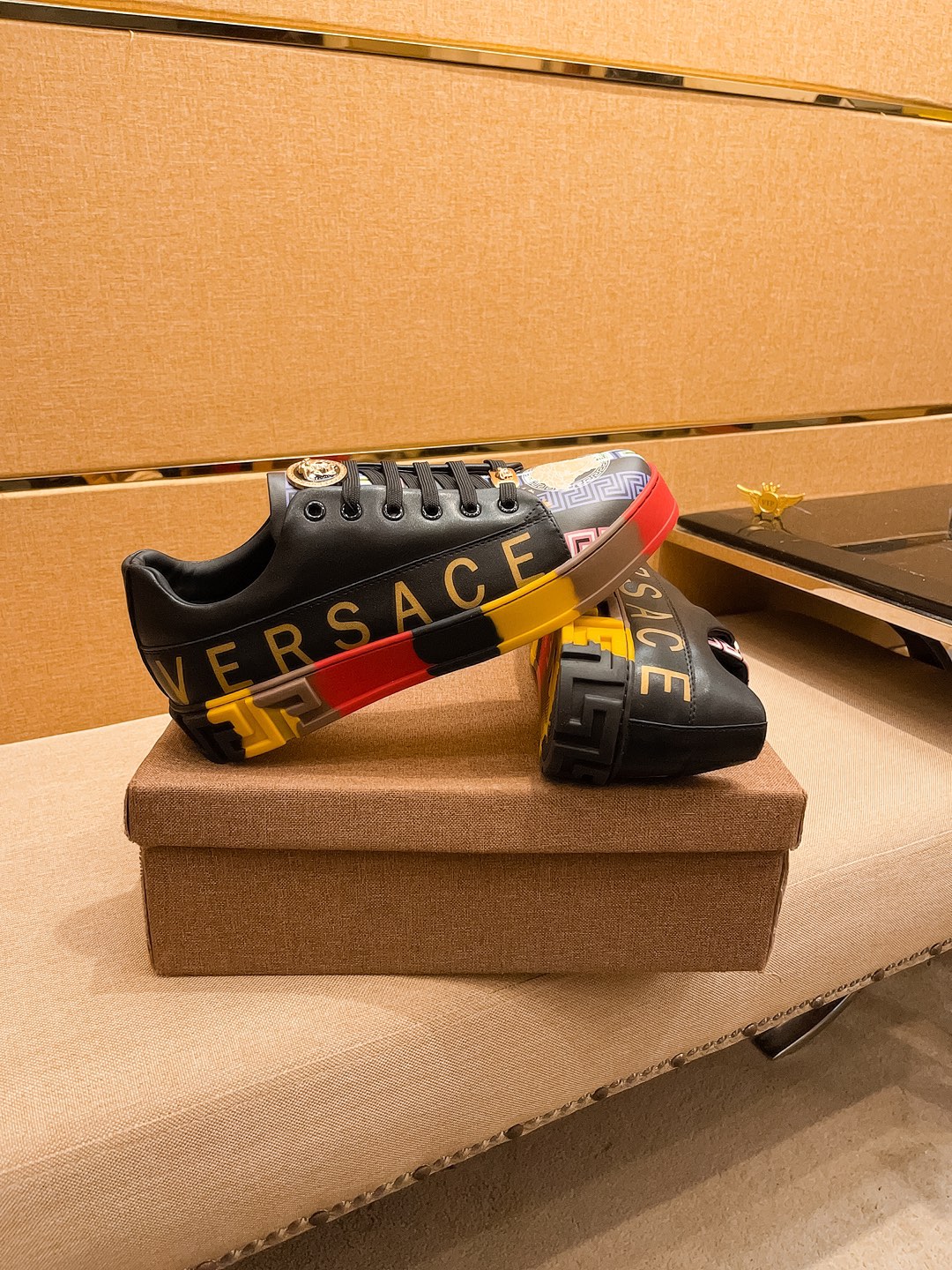Versace Medusa Low-Top Sneakers Multicolor
